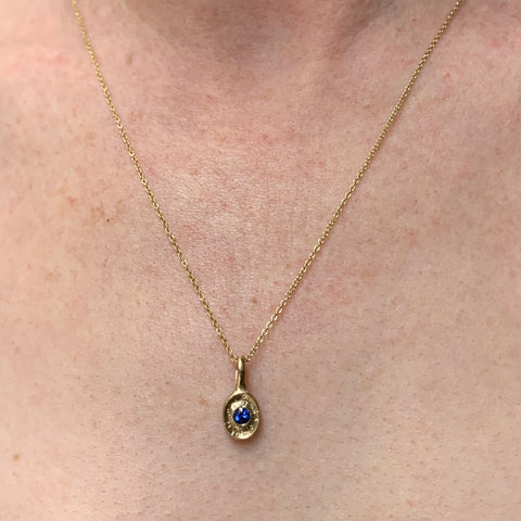Radiate Ceylon Sapphire Pendant