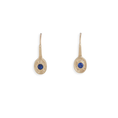 Radiate Ceylon Sapphire Earrings by Julia Storey