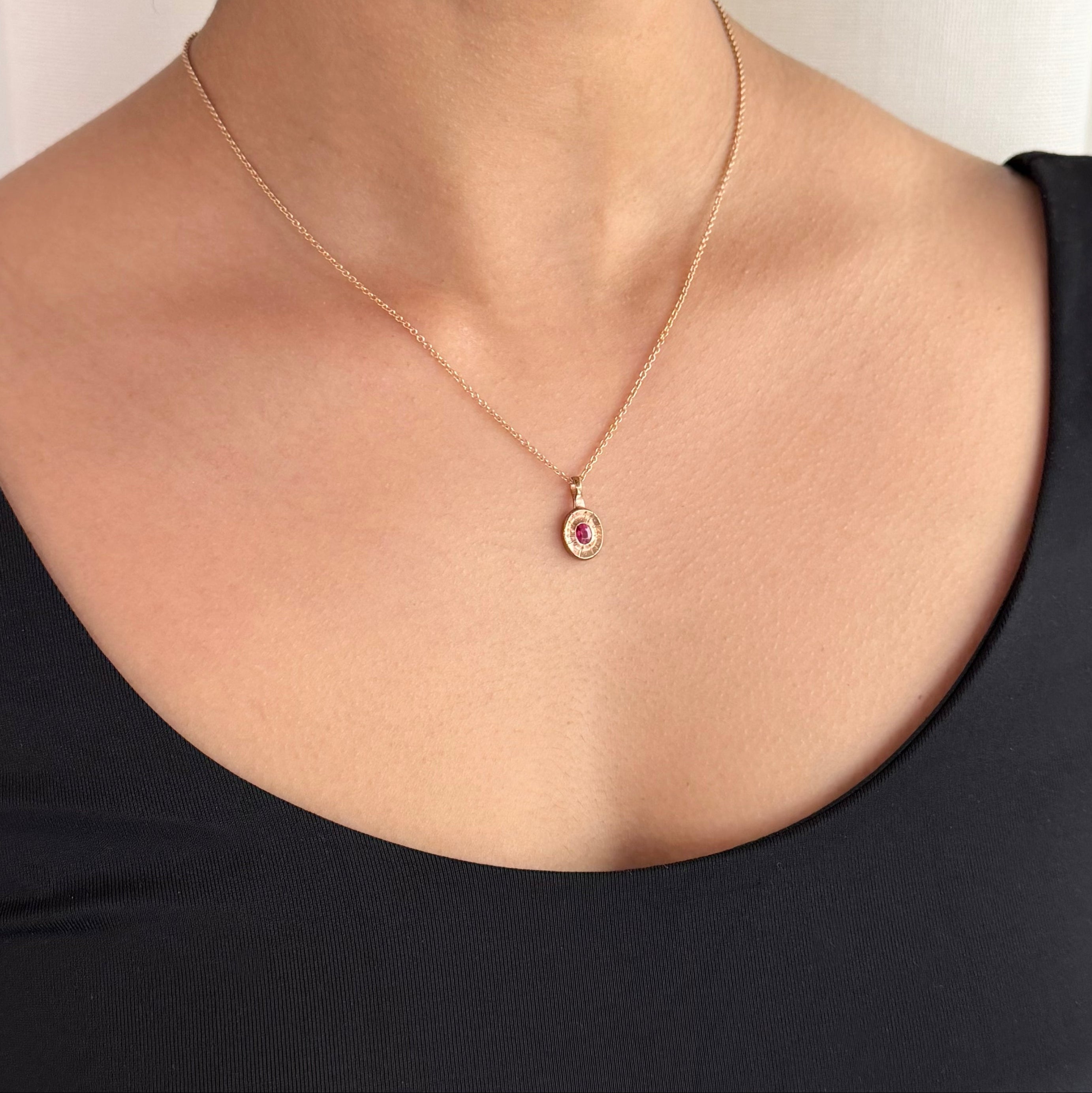 Radiate Ruby Pendant
