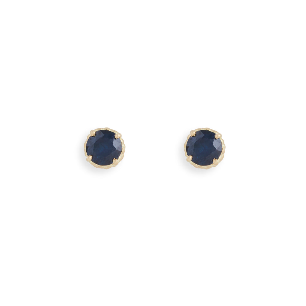 Harvest Blue Sapphire Studs Earrings