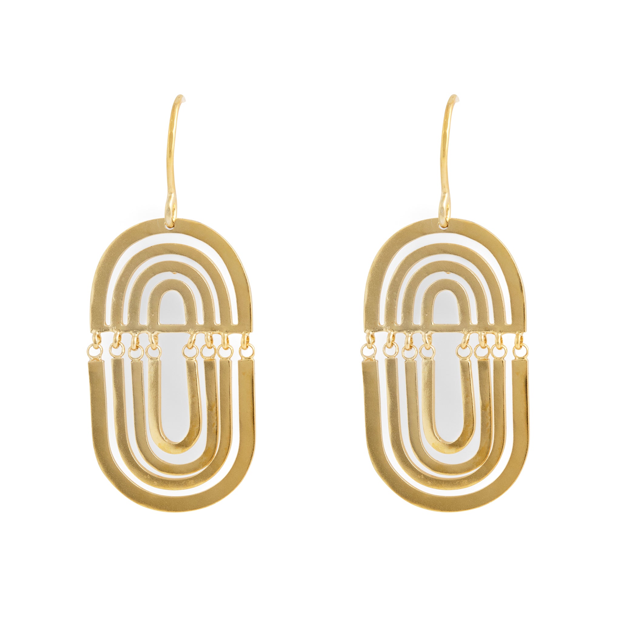Orbit Shift Hook Earrings