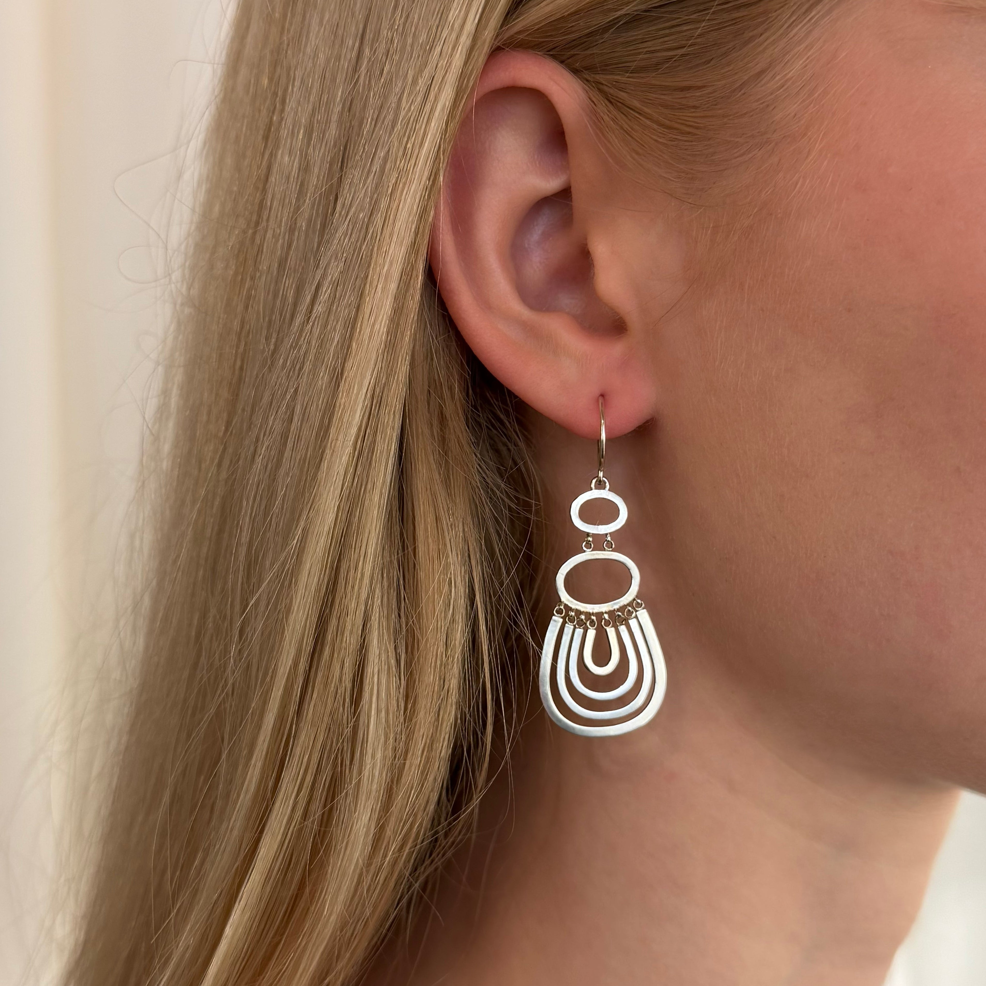 Shift Stream Hook Earrings
