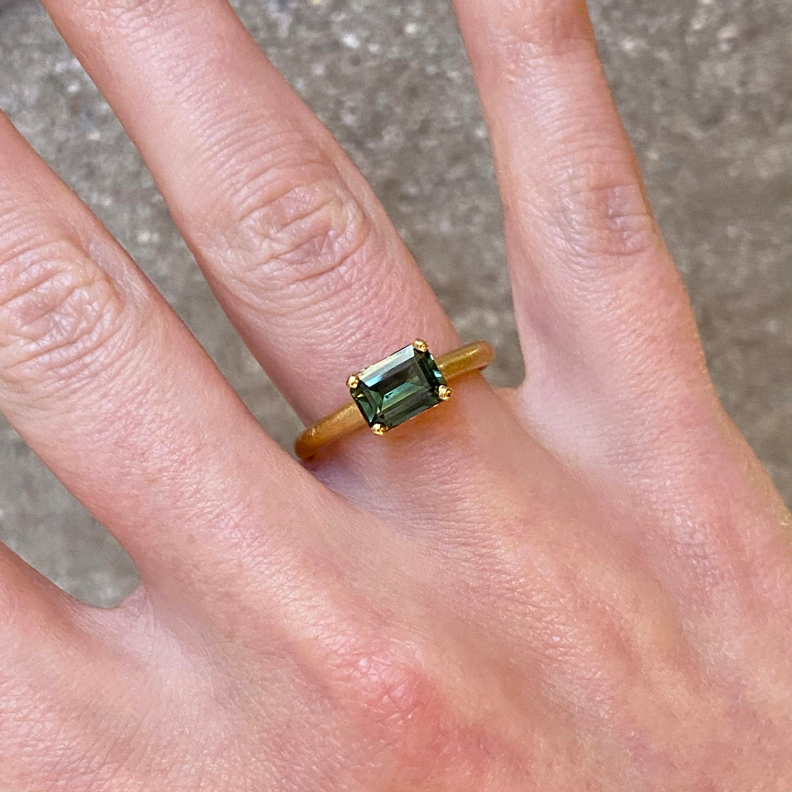 Harvest Emerald Cut Solitaire Ring