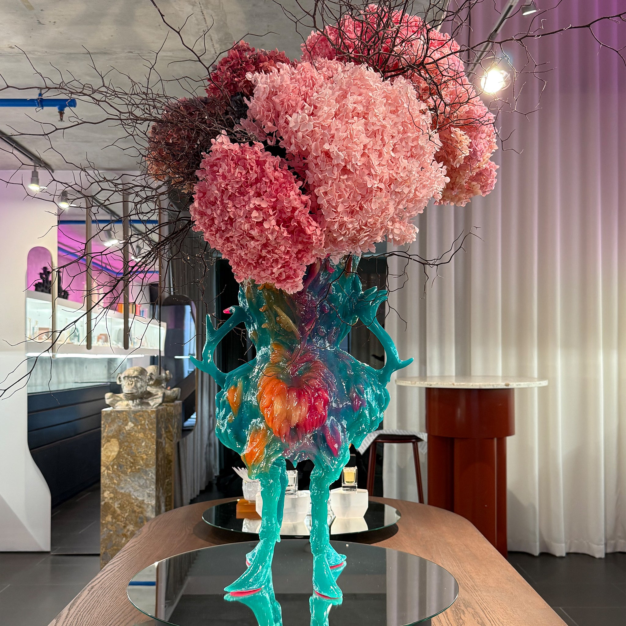 Hoof and Antler Vase