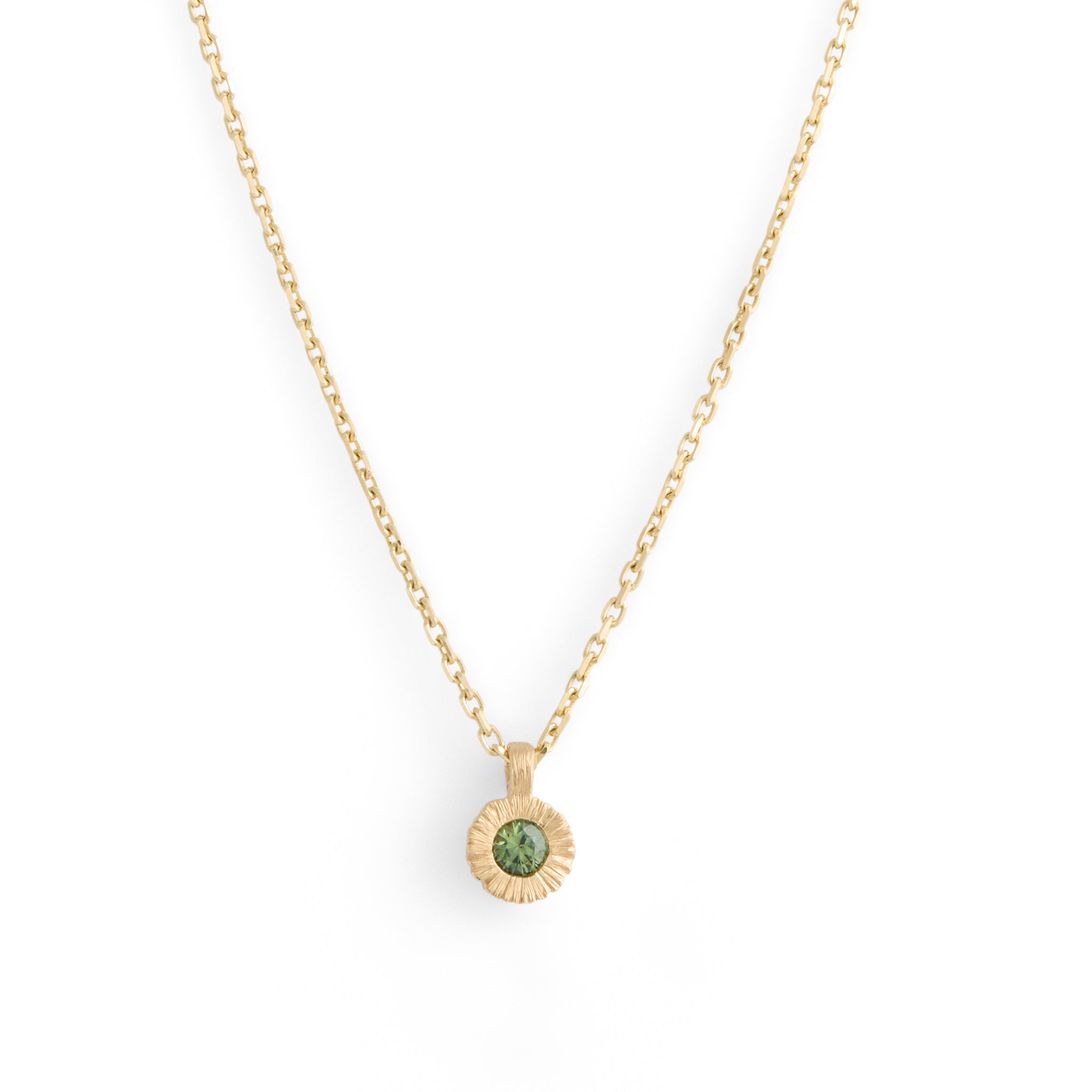 Stone Love Green Parti Sapphire Pendant
