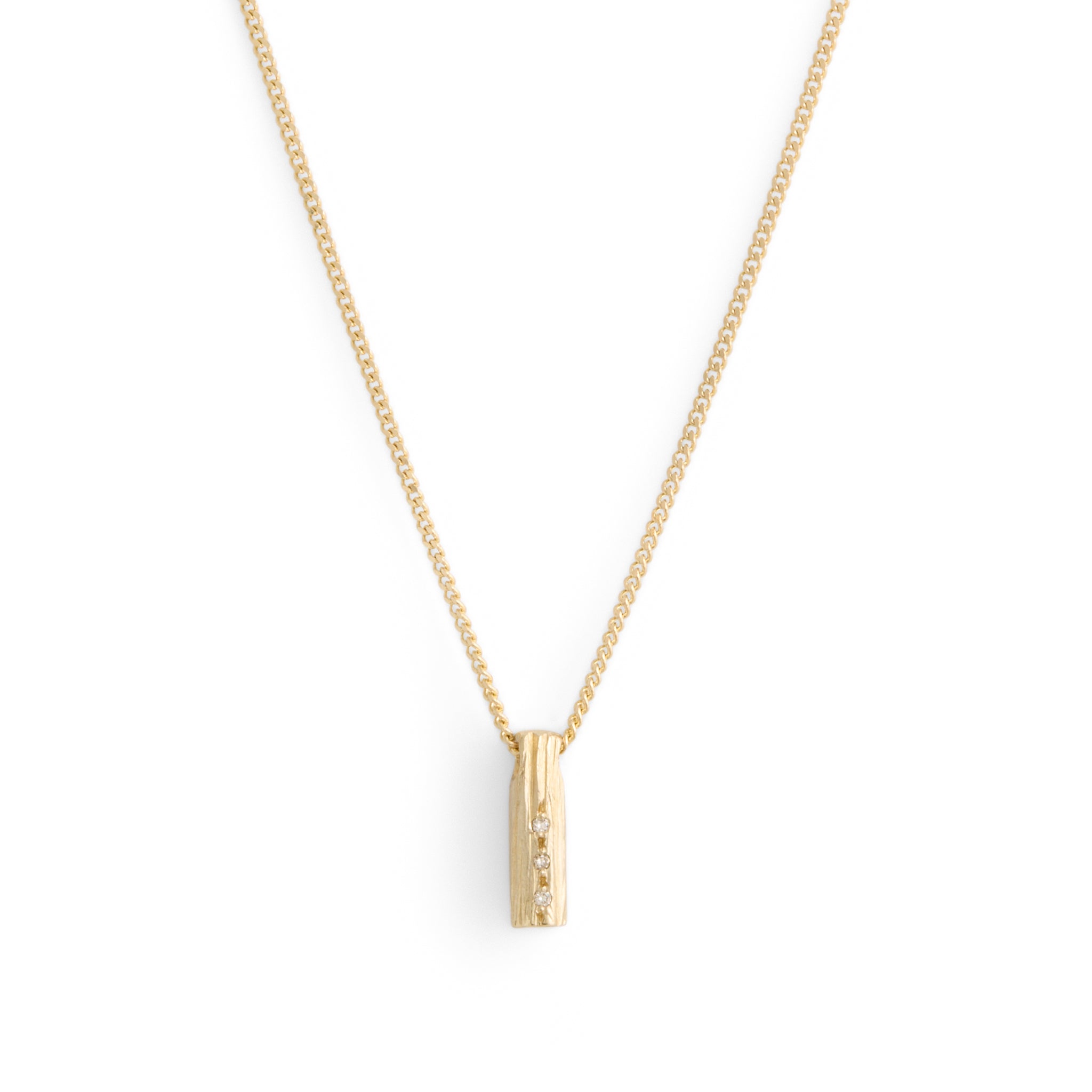 Lithic Diamond Love Pendant
