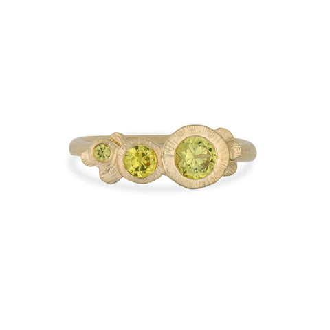 Basalt Bloom Ring by Karla Way