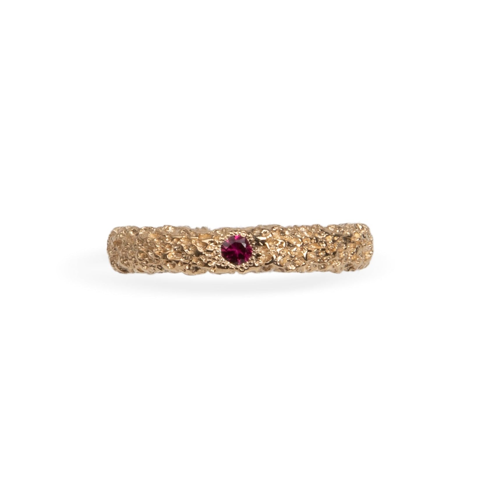 Graceful Inner Island Ruby Ring
