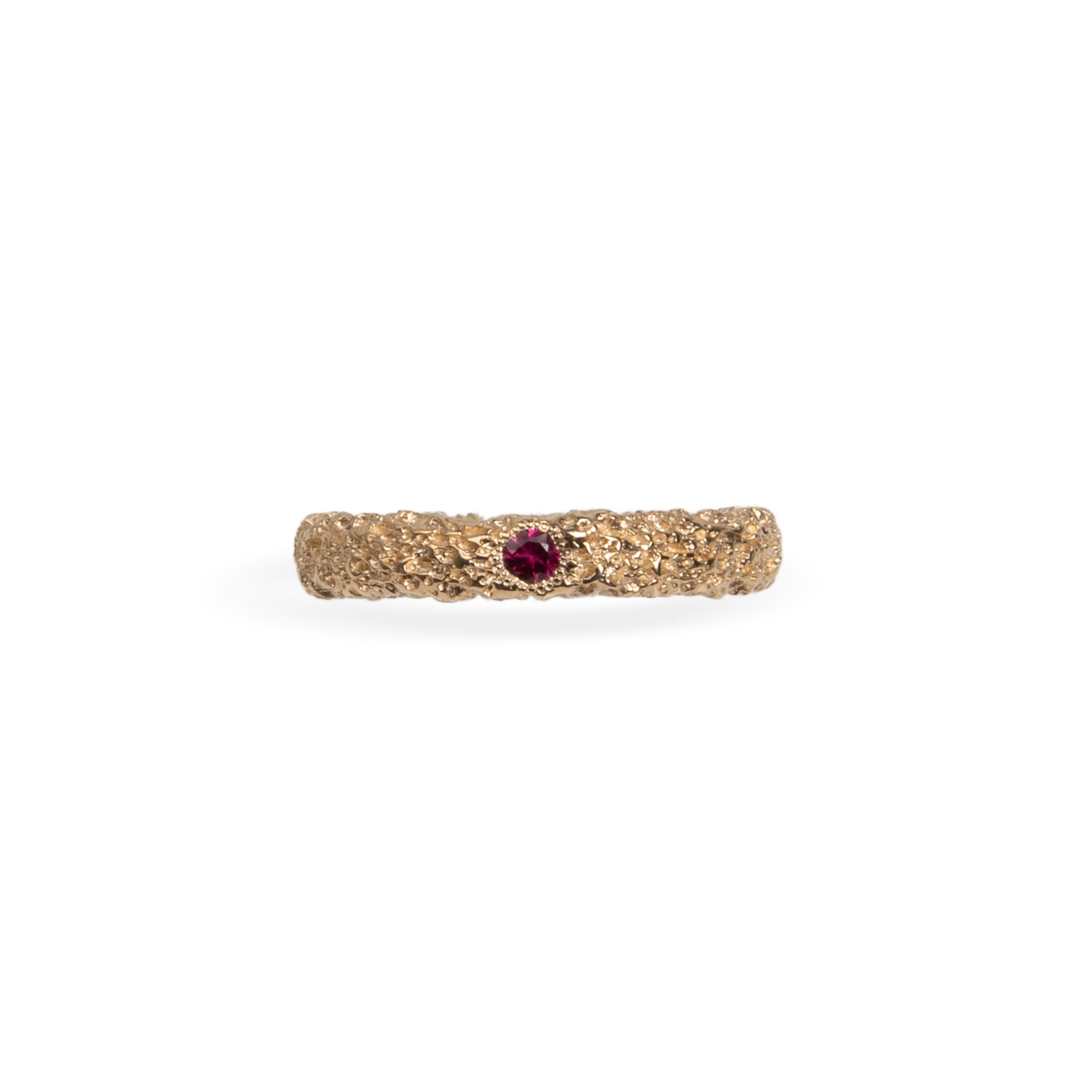 Graceful Inner Island Ruby Ring