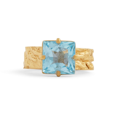 Topaz Gorilla Skin Ring by Lisa Roet