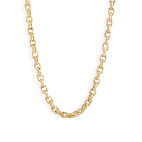 Orangutan Skin Link Lobster Clasp Neckpiece by Lisa Roet