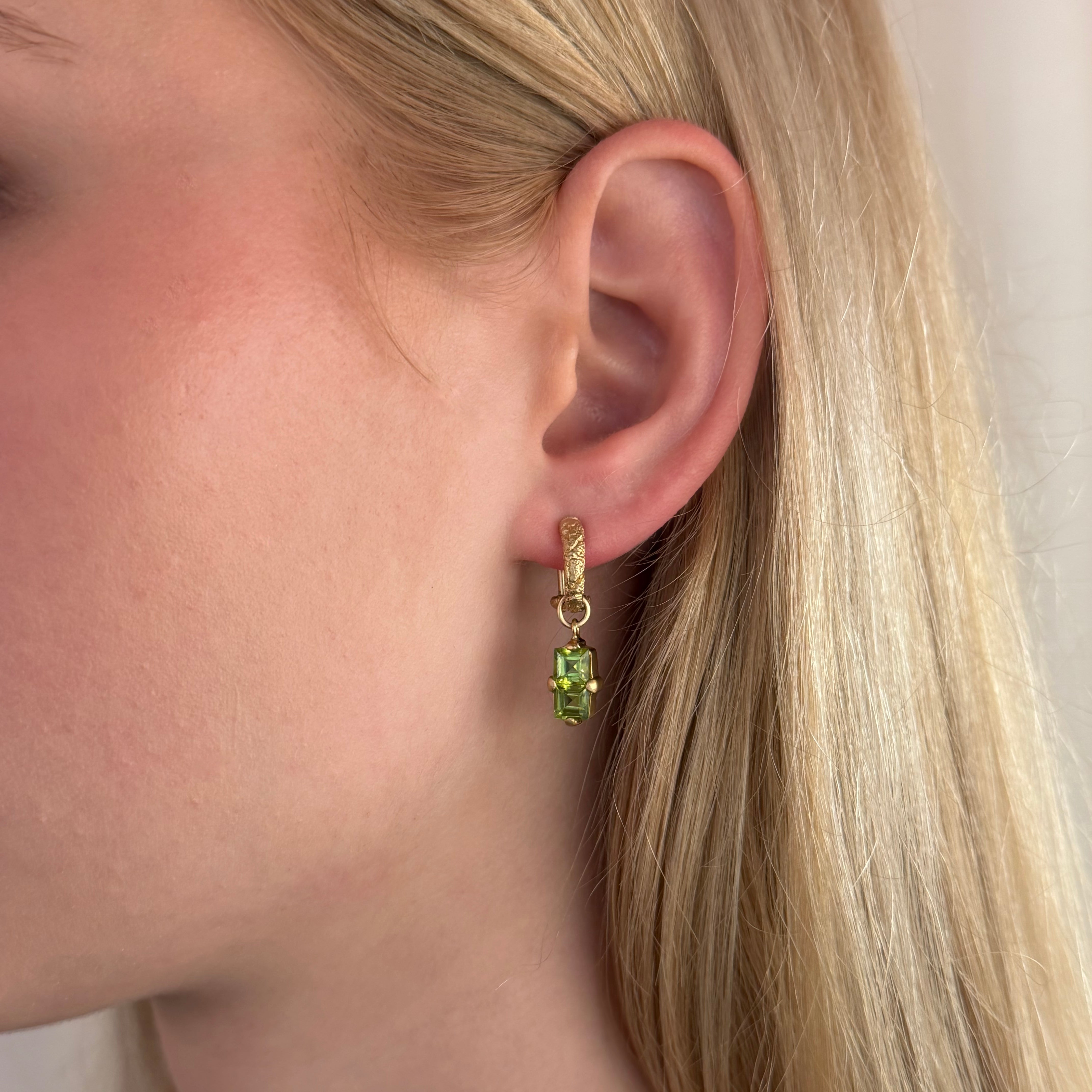 Double Set with Peridot Earrings