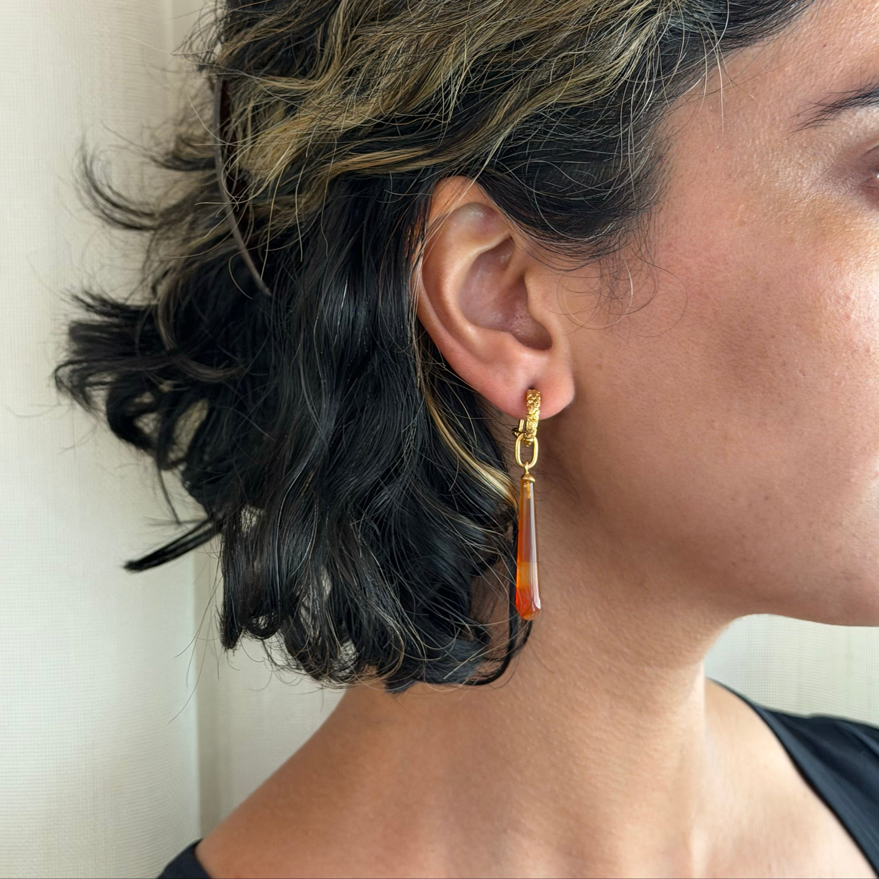 Skin Agate Earrings