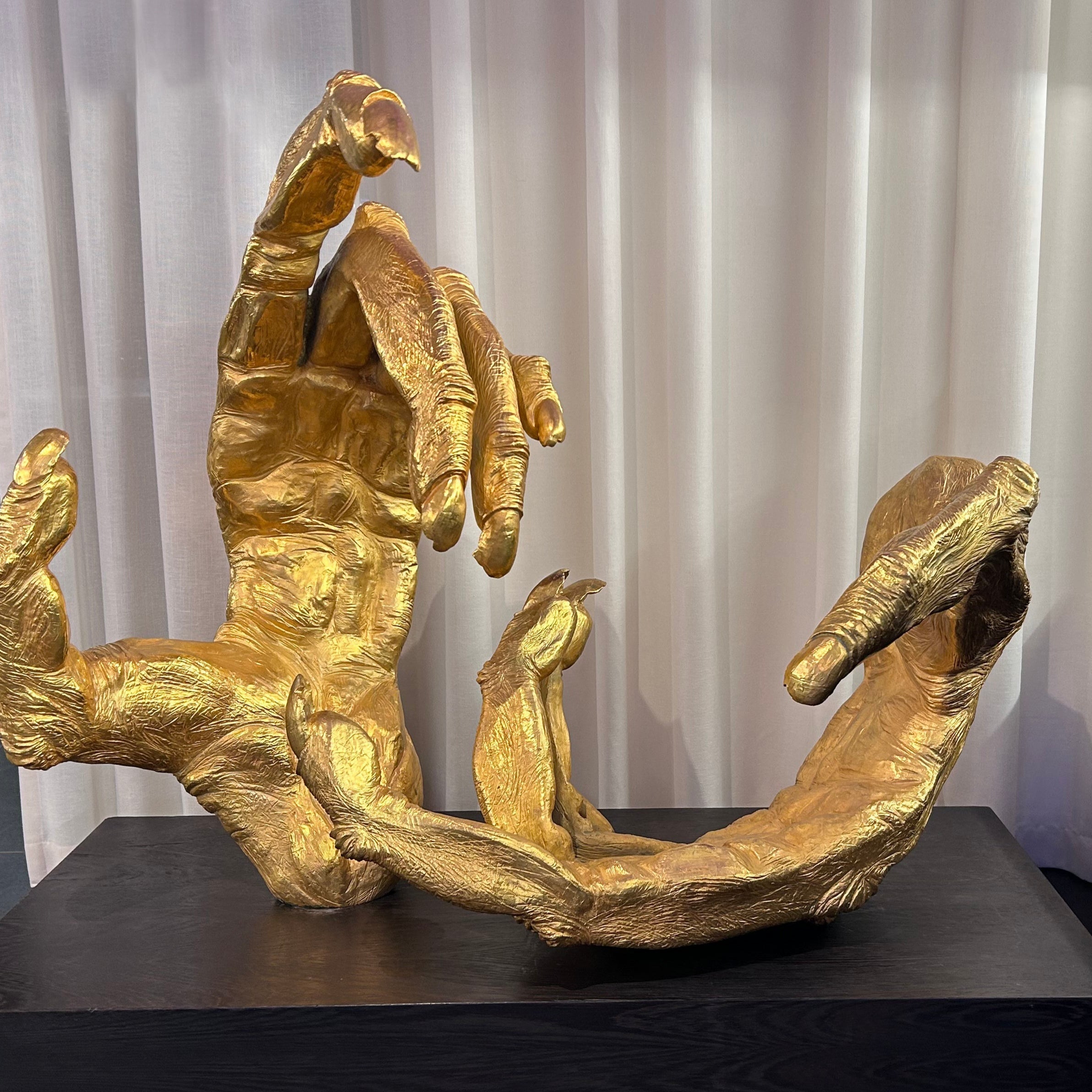 Gibbons Got A Gun Sculpture 1