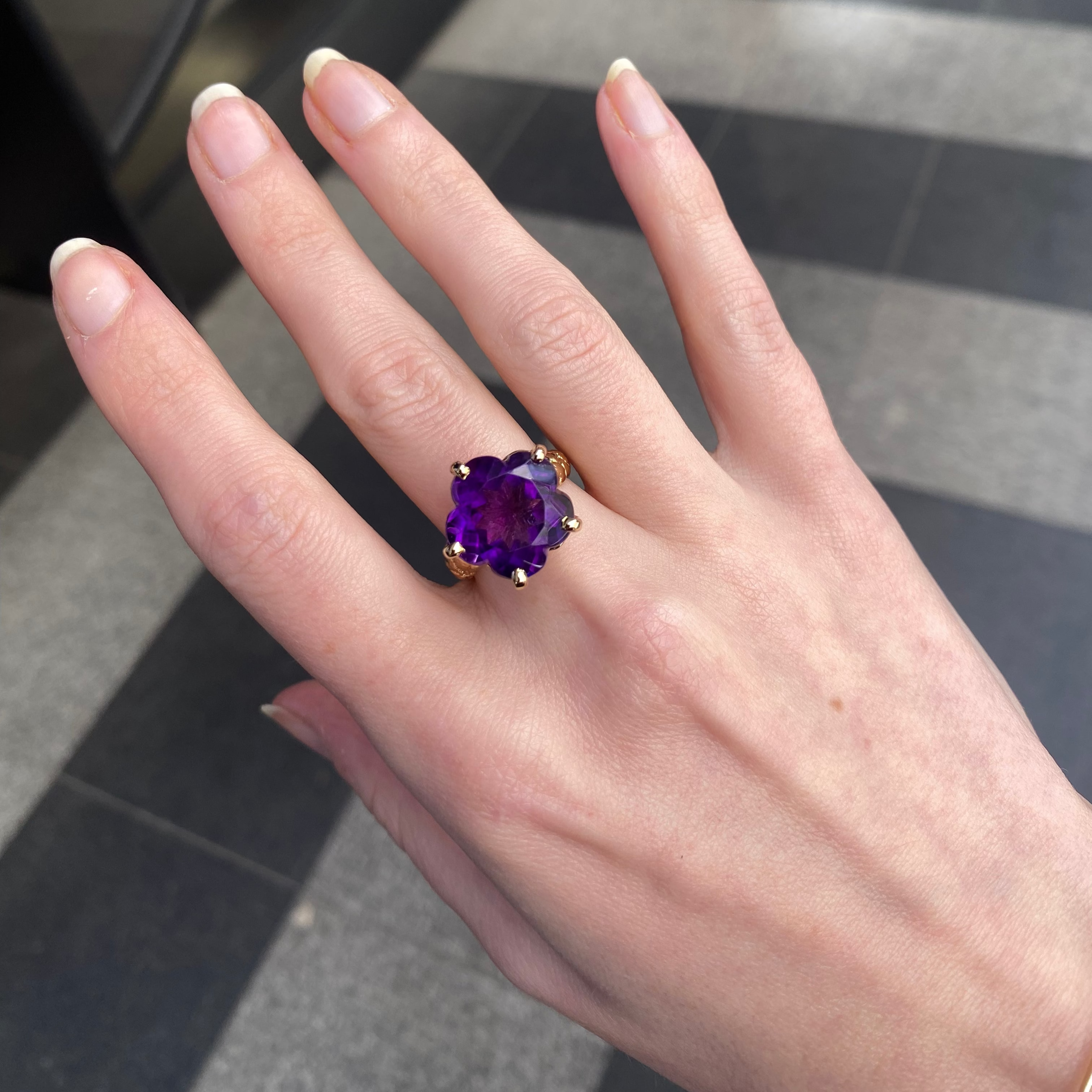 Flower Cocktail Ring