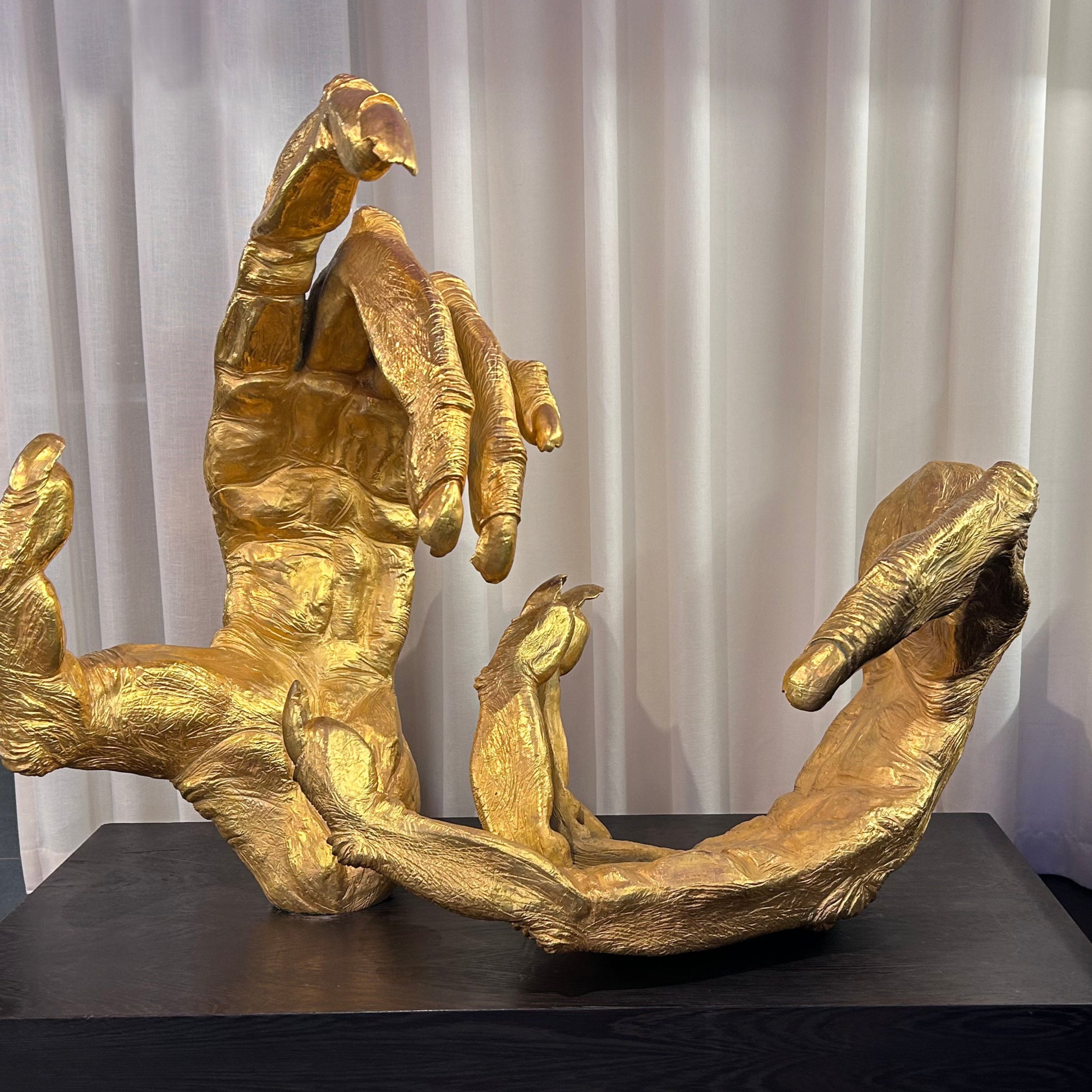 Gibbons Got A Gun Sculpture 2