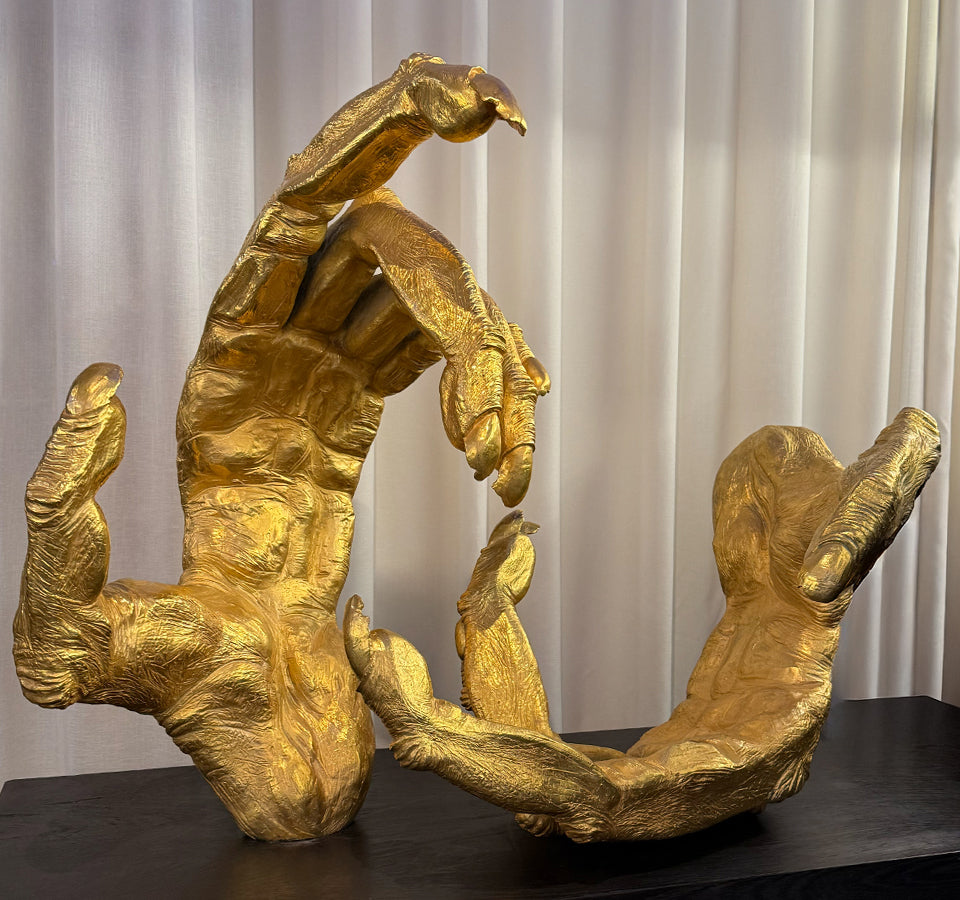 Gibbons Got A Gun Sculpture 1