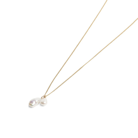Baroque Pearl Gold Pendant