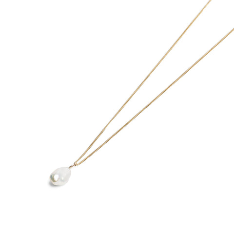 Baroque Pearl Gold Pendant