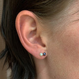 Double Pearl Stud Earrings