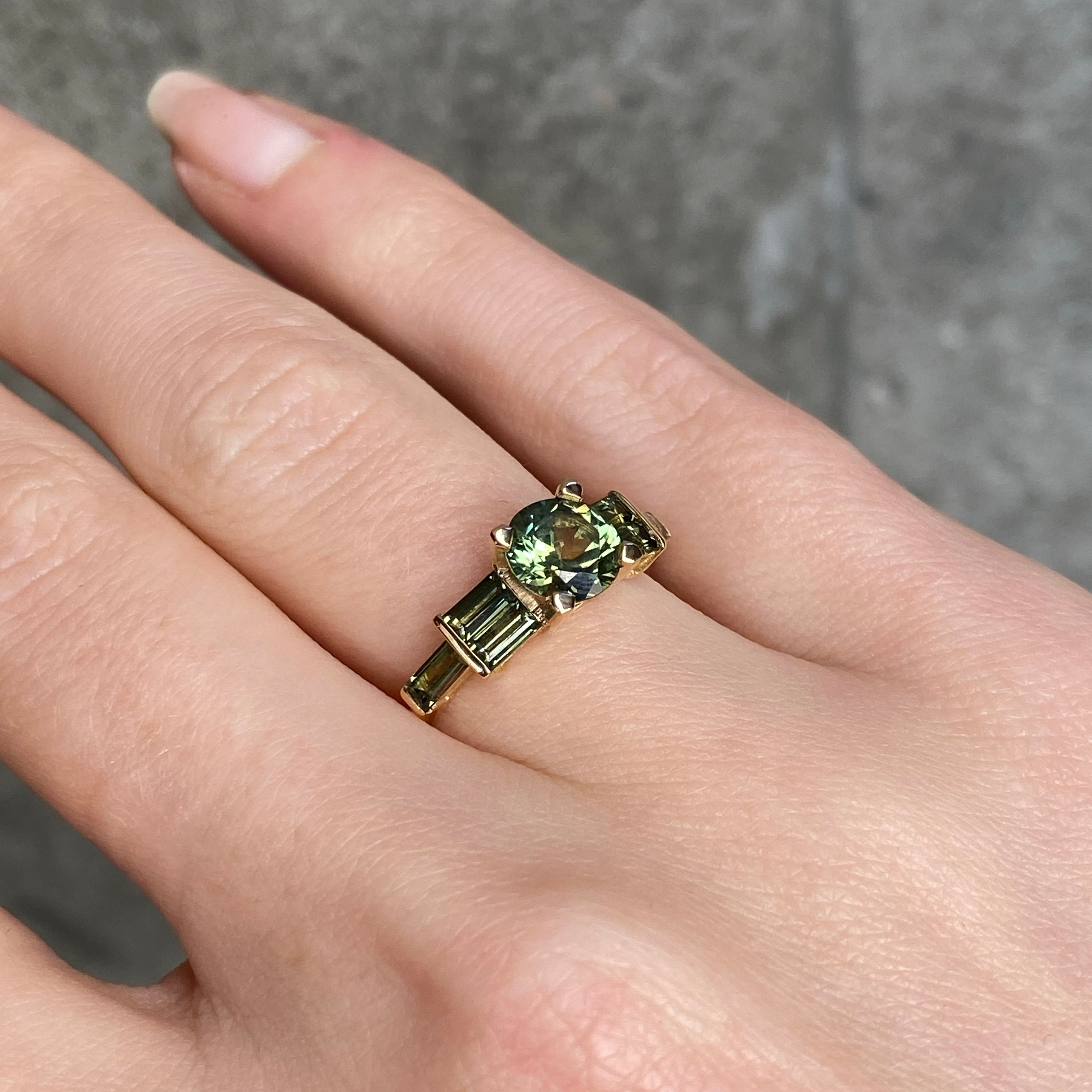 Petite Harmony Parti Sapphire Ring