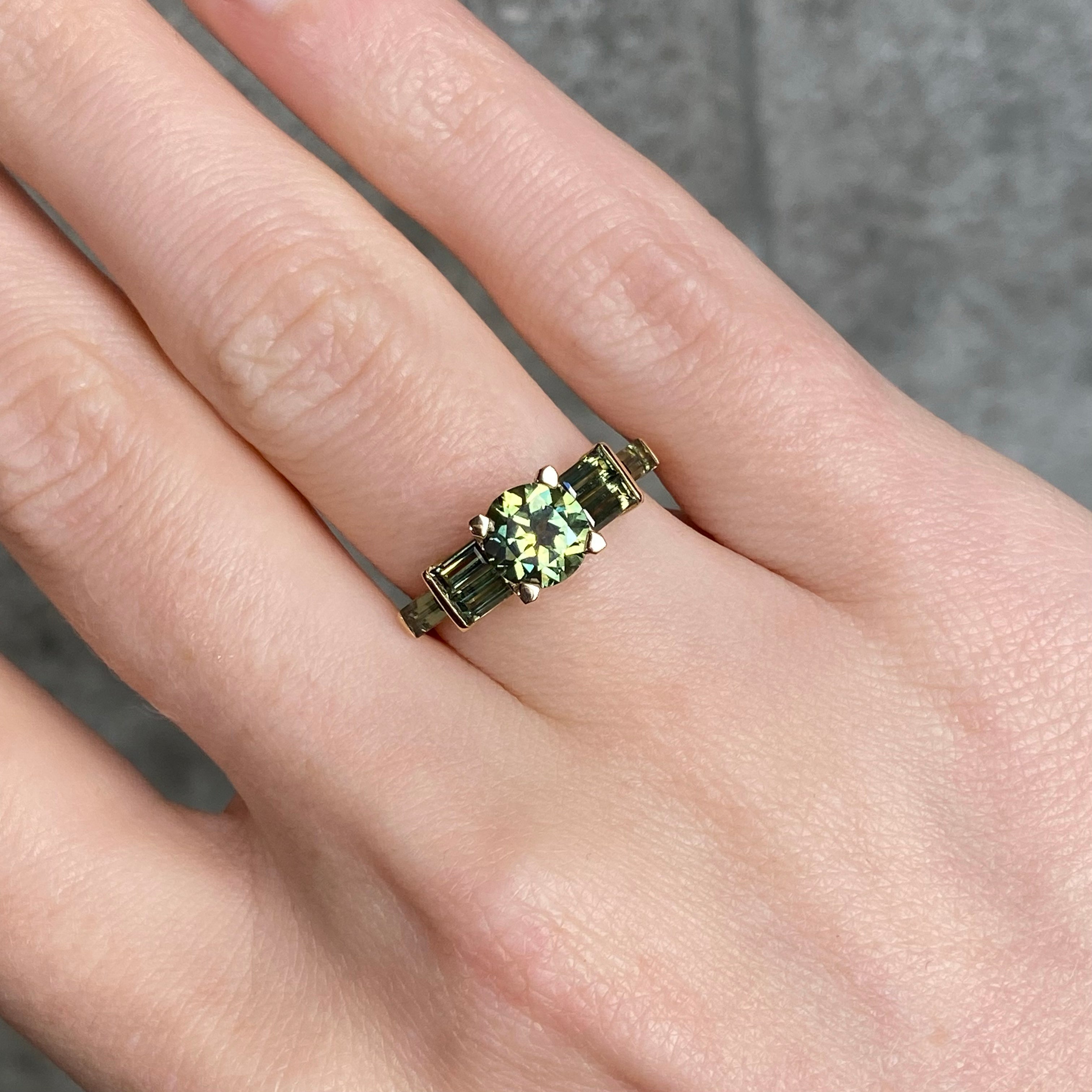 Petite Harmony Parti Sapphire Ring