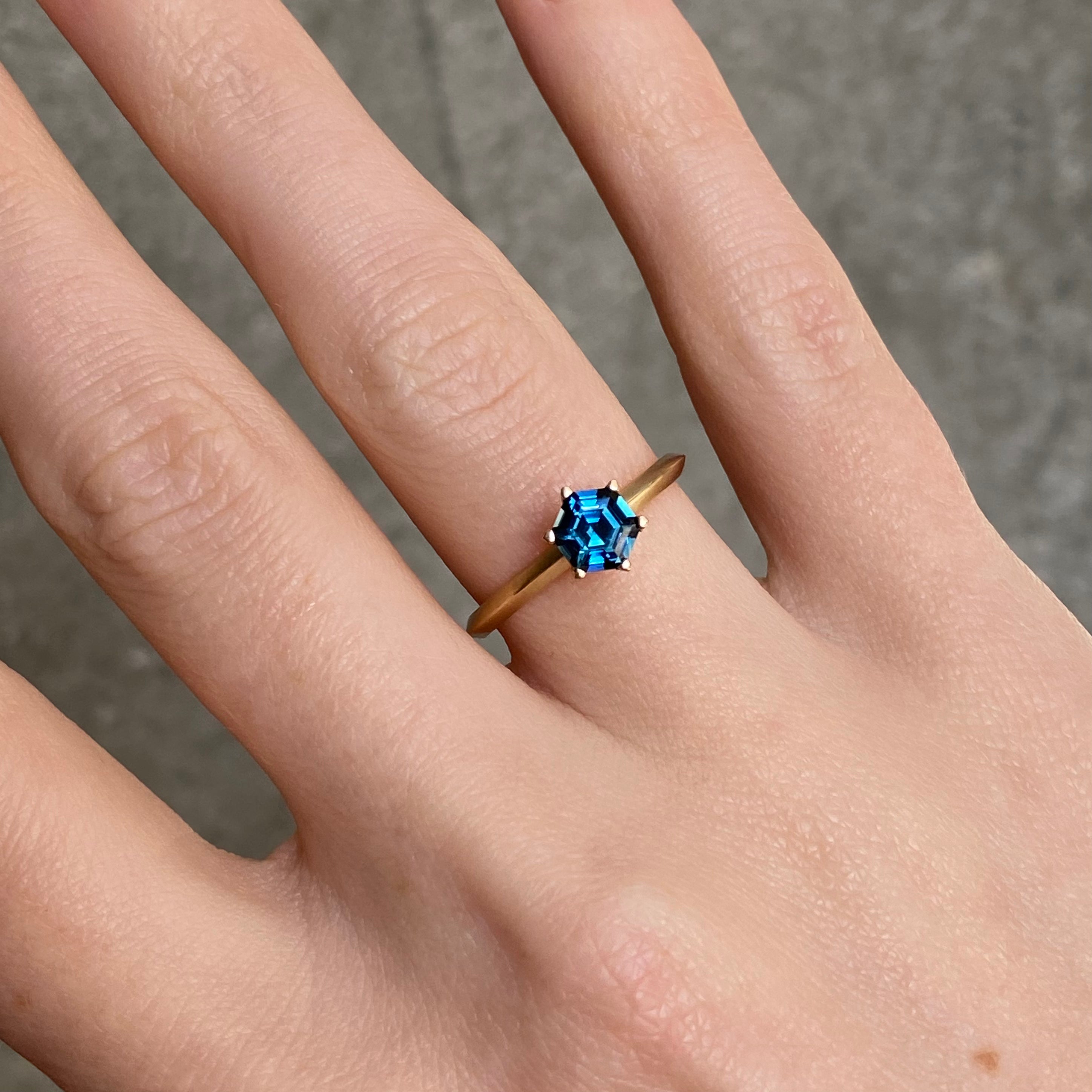 Affection Blue Sapphire Love Ritual Ring