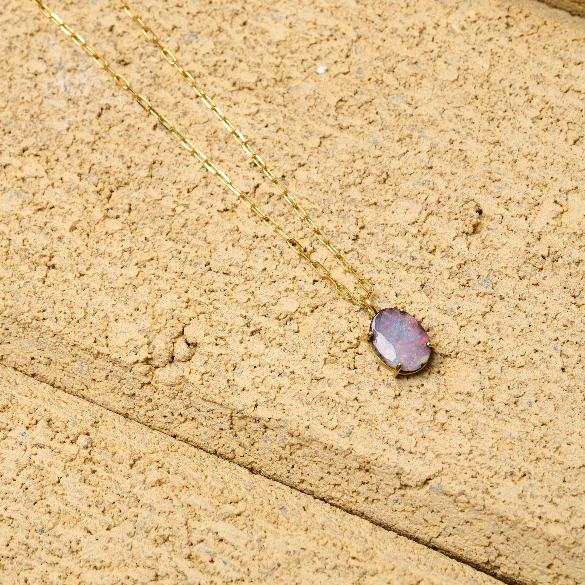 Opal Landscape Pendant