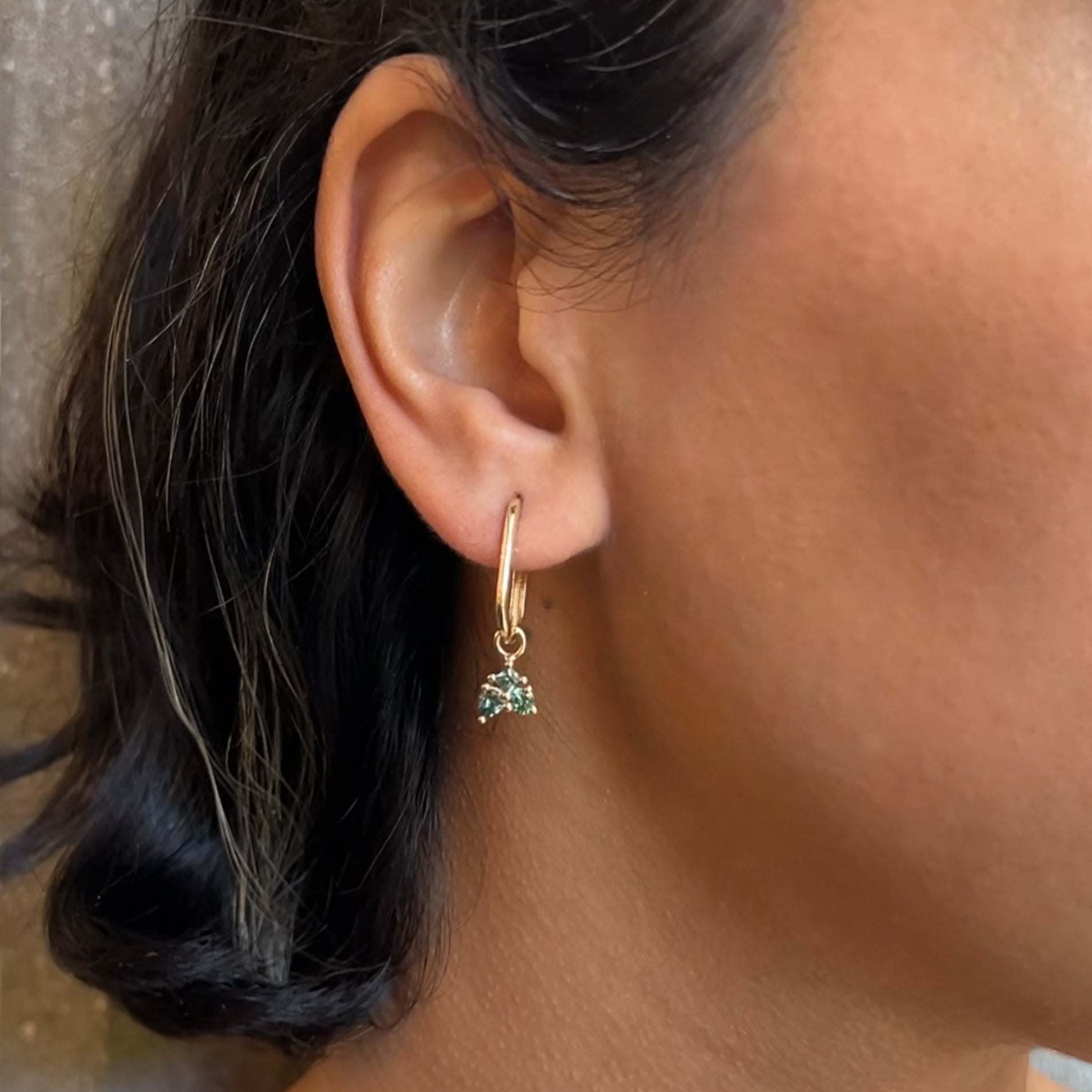 Kaleidoscope Parti Sapphire Amulet Earrings