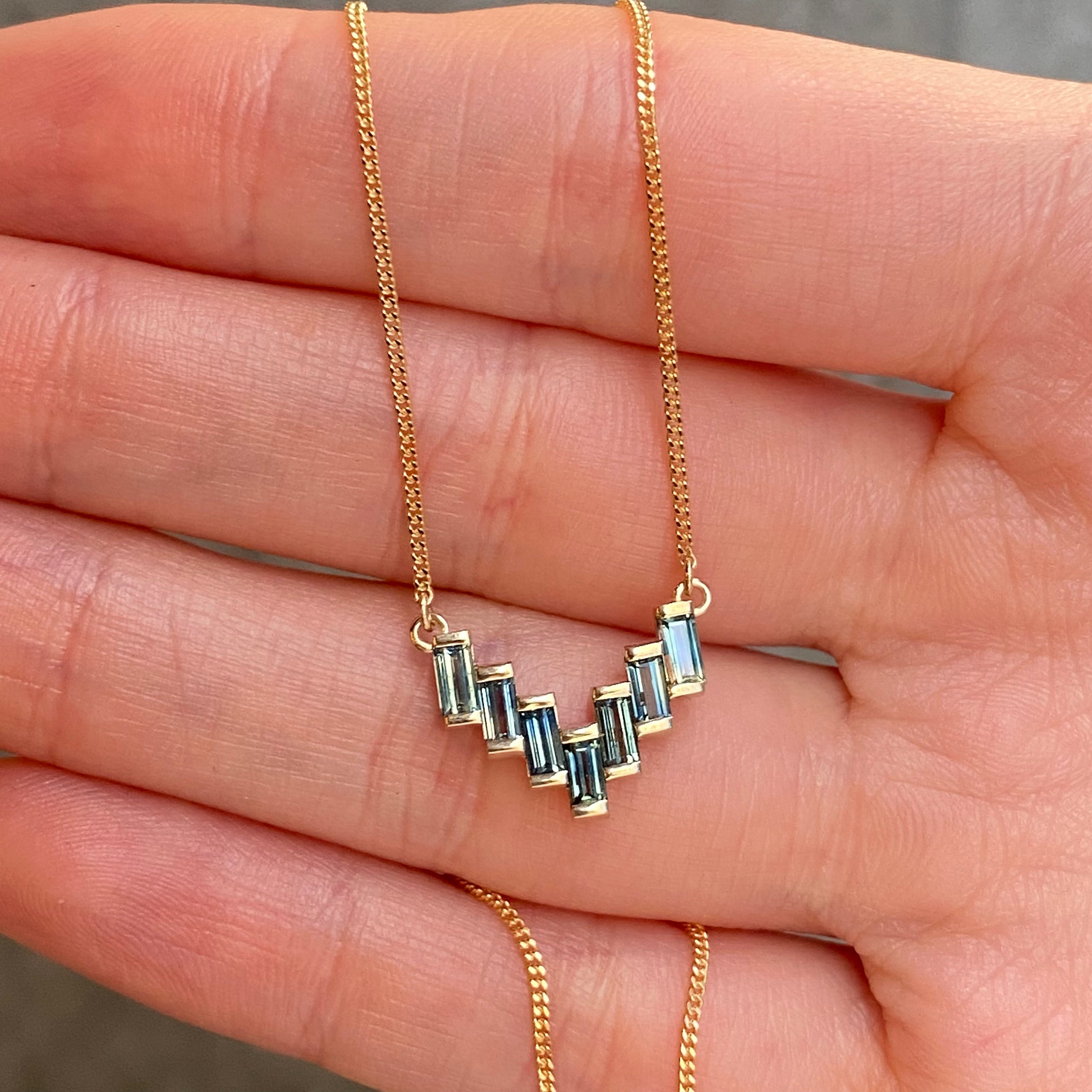 Skyline Sapphire Pendant