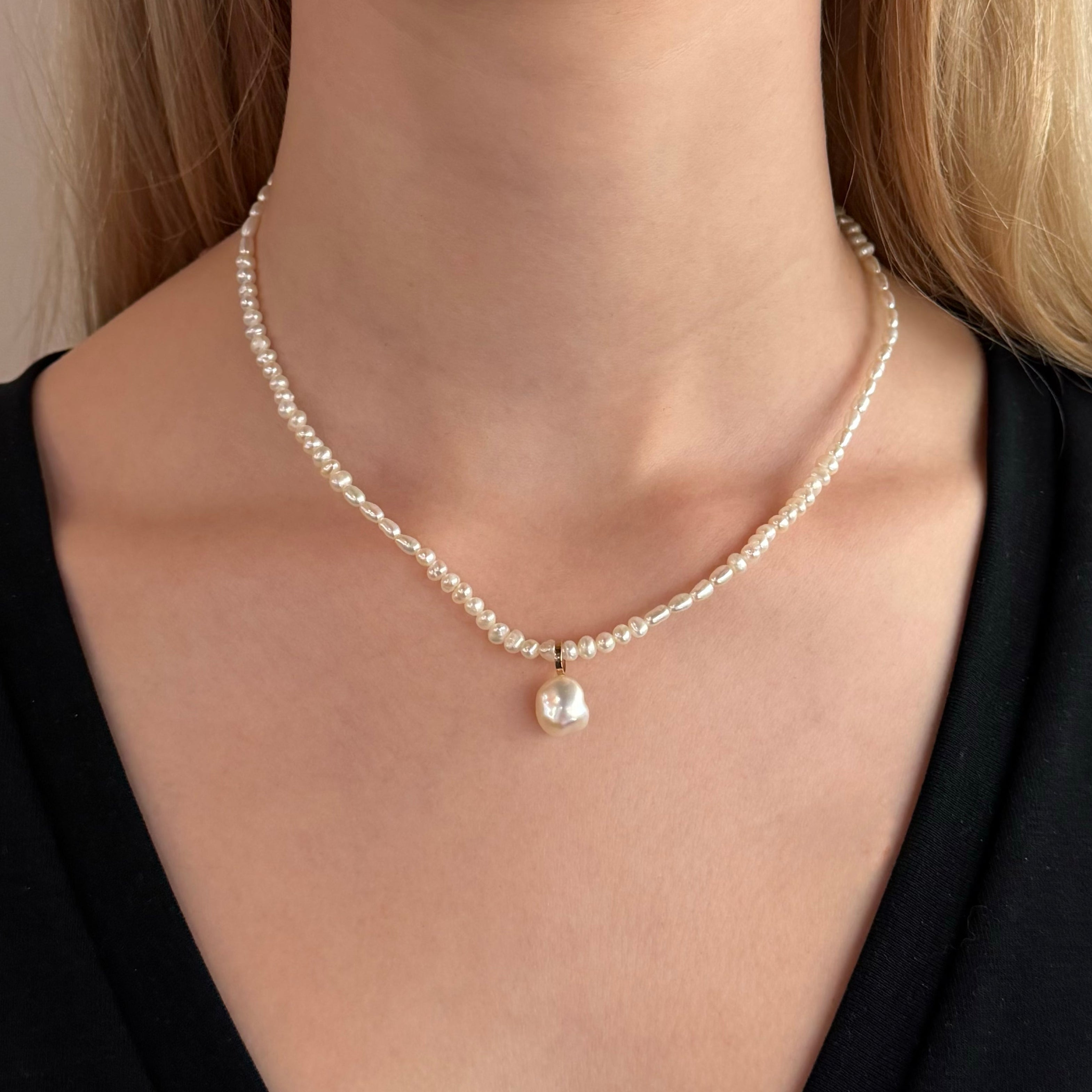 Siren Baroque Pearl Necklace