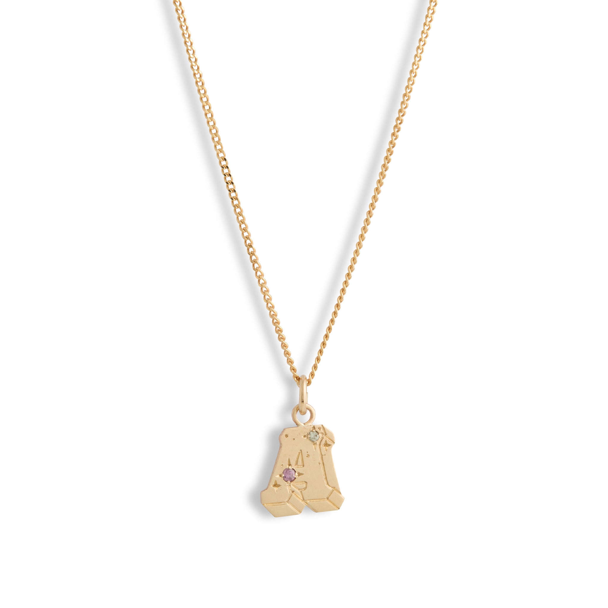 Initial A Pendant