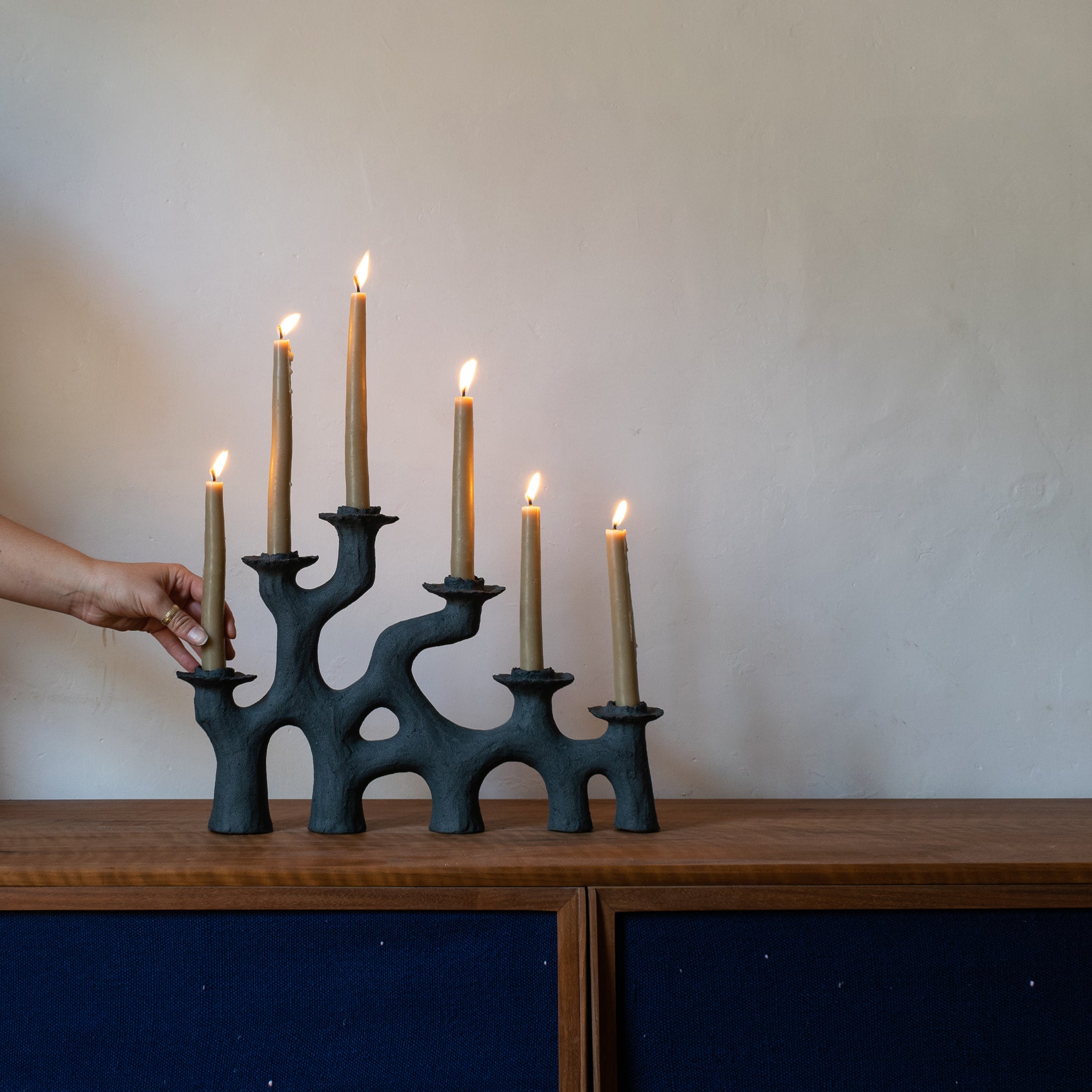 Lumena Candelabra - Black