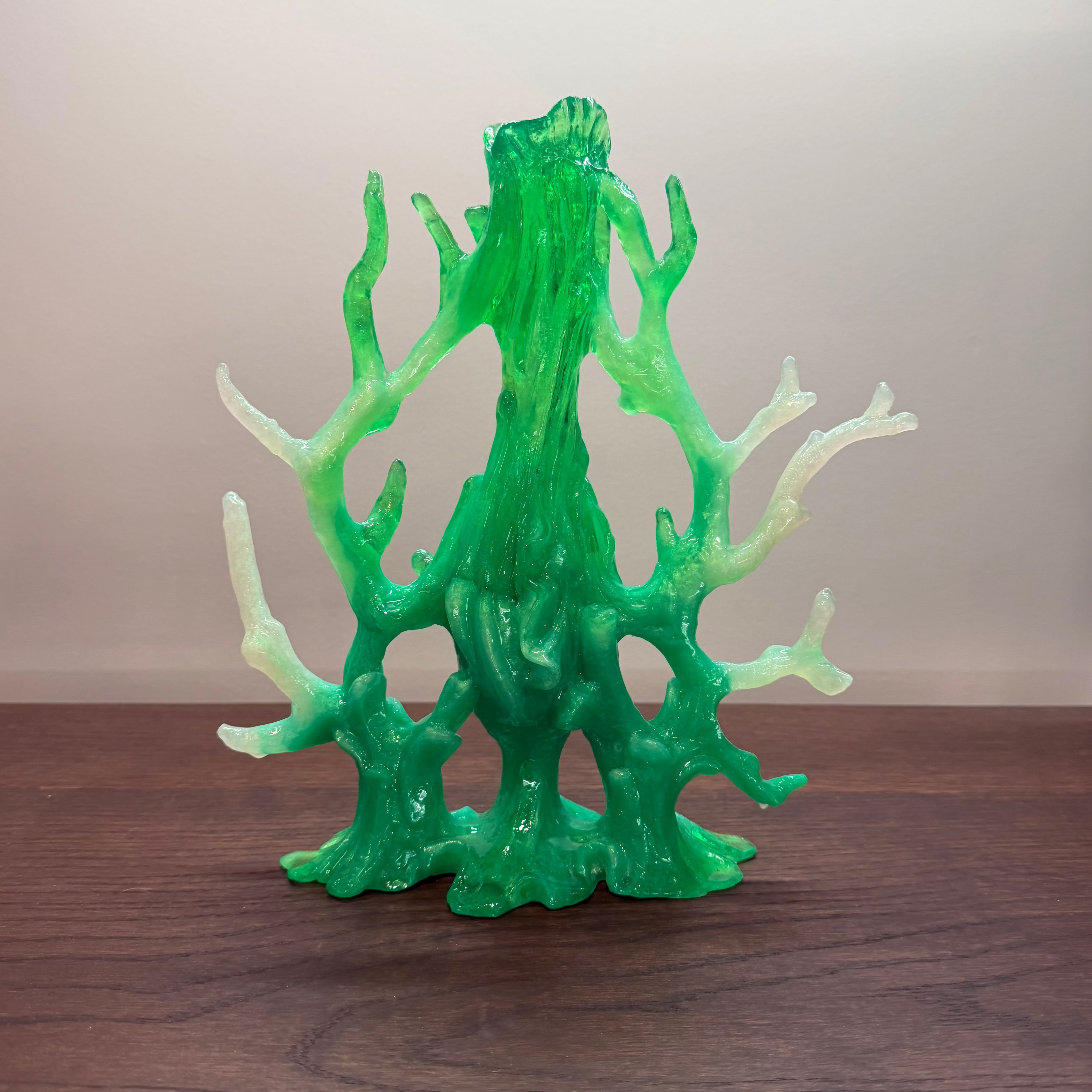 Coral Bud Vase ( Green )