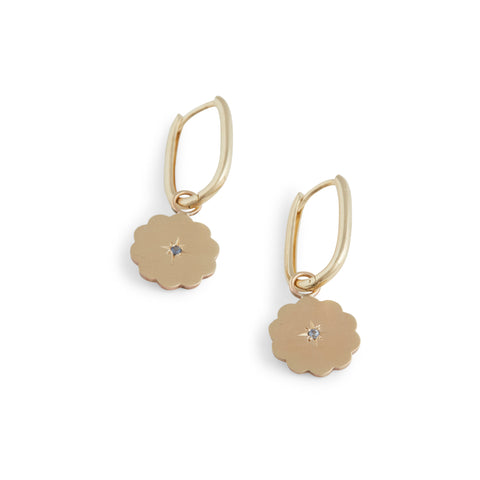 Birthstone Amulet - Cloud Earrings