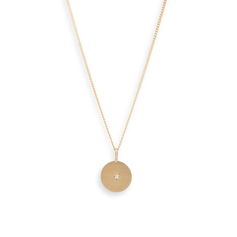 Birthstone Amulet - Round Necklace by Melanie Katsalidis