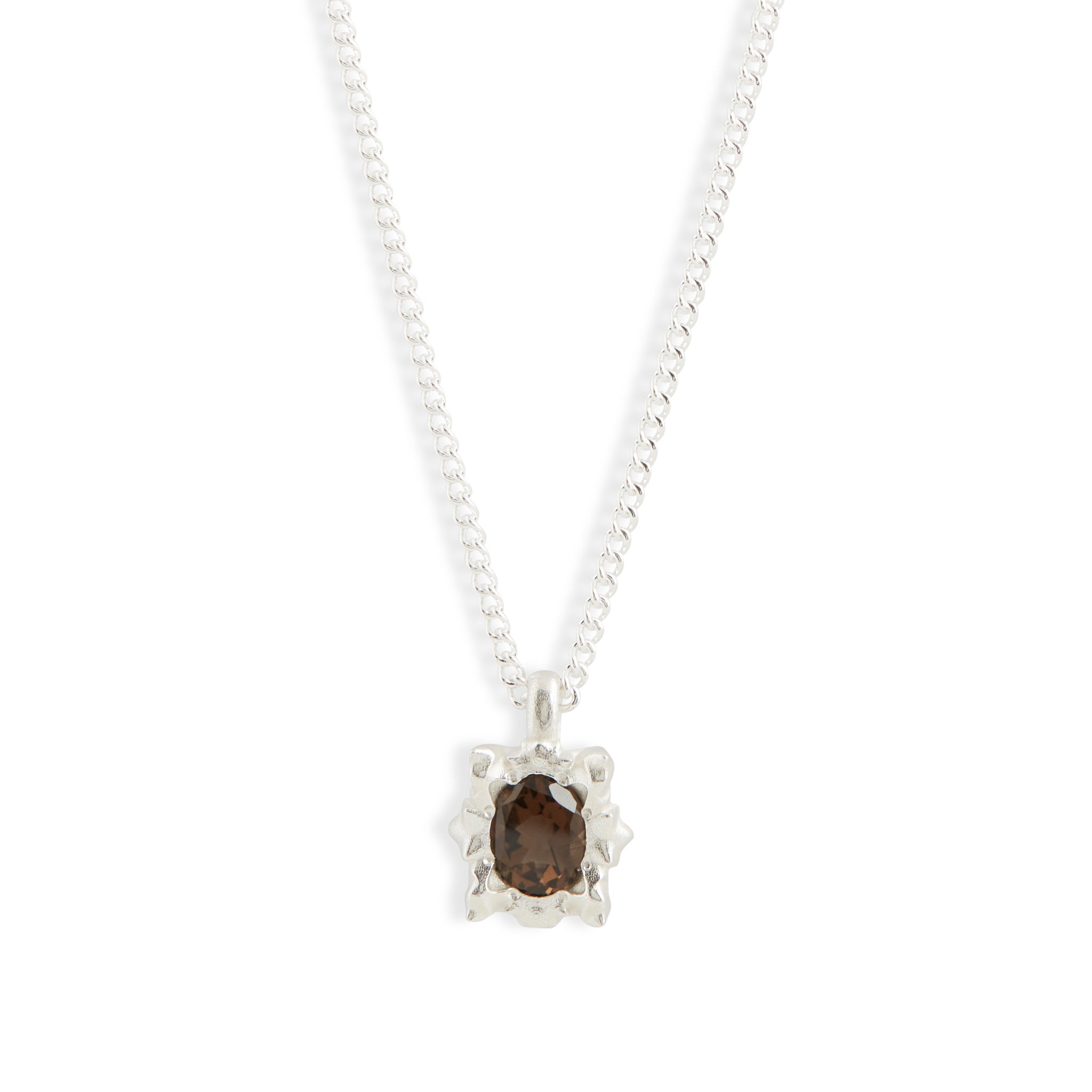 Solar Smokey Quartz Necklace