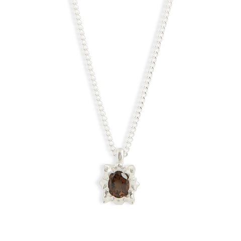 Solar Smokey Quartz Necklace by Georgie Harrison