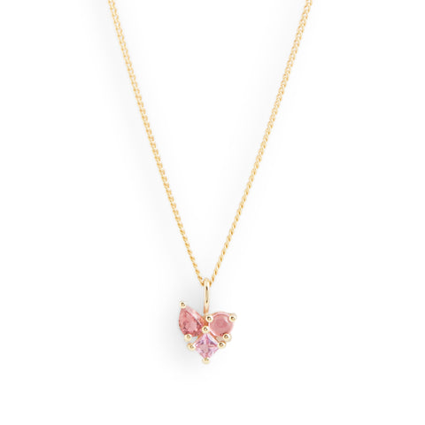 Kaleidoscope Pink Gem Pendant by Melanie Katsalidis