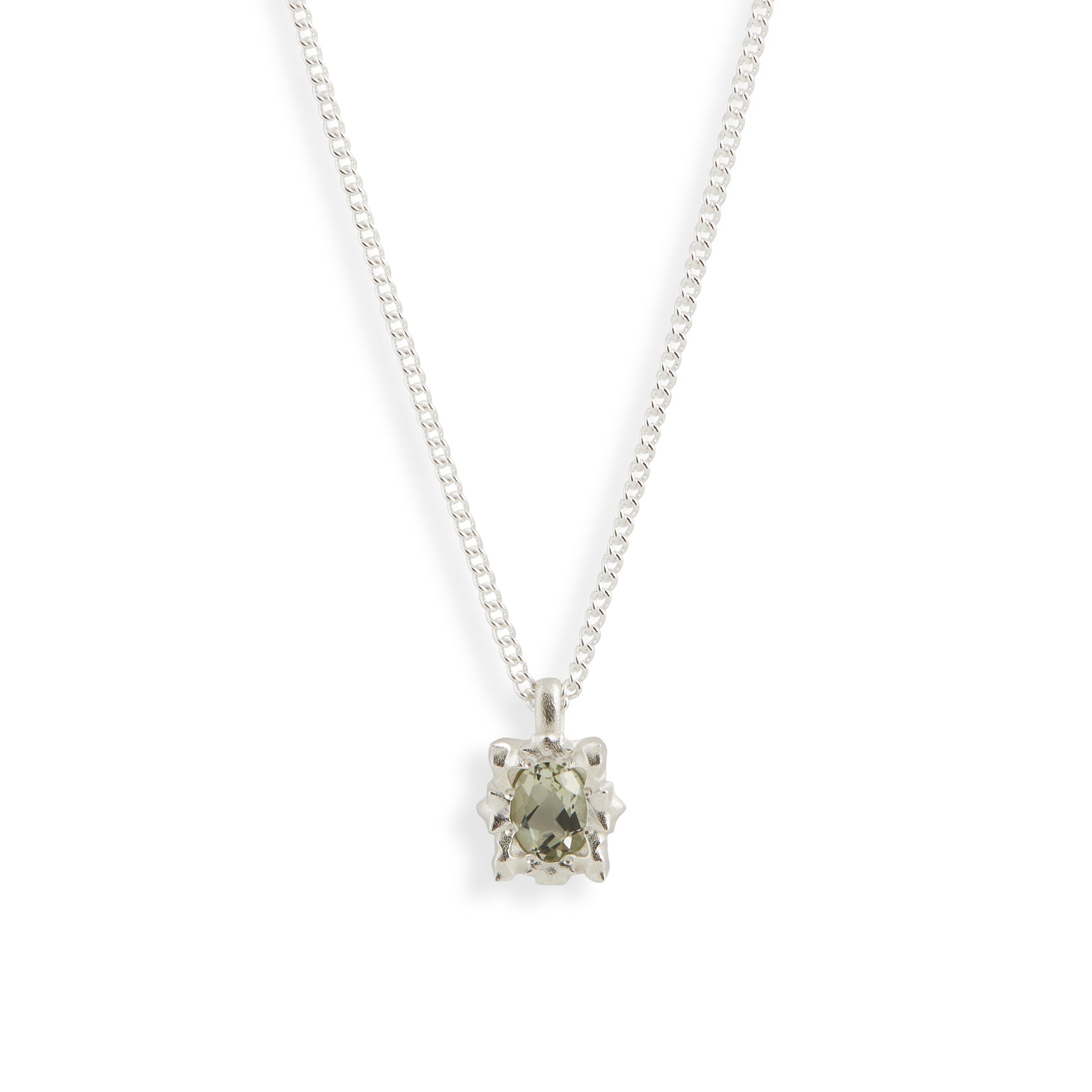 Solar Mint Quartz Necklace