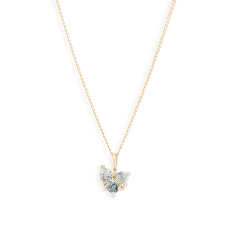 Kaleidoscope Blue Gem Pendant by Melanie Katsalidis