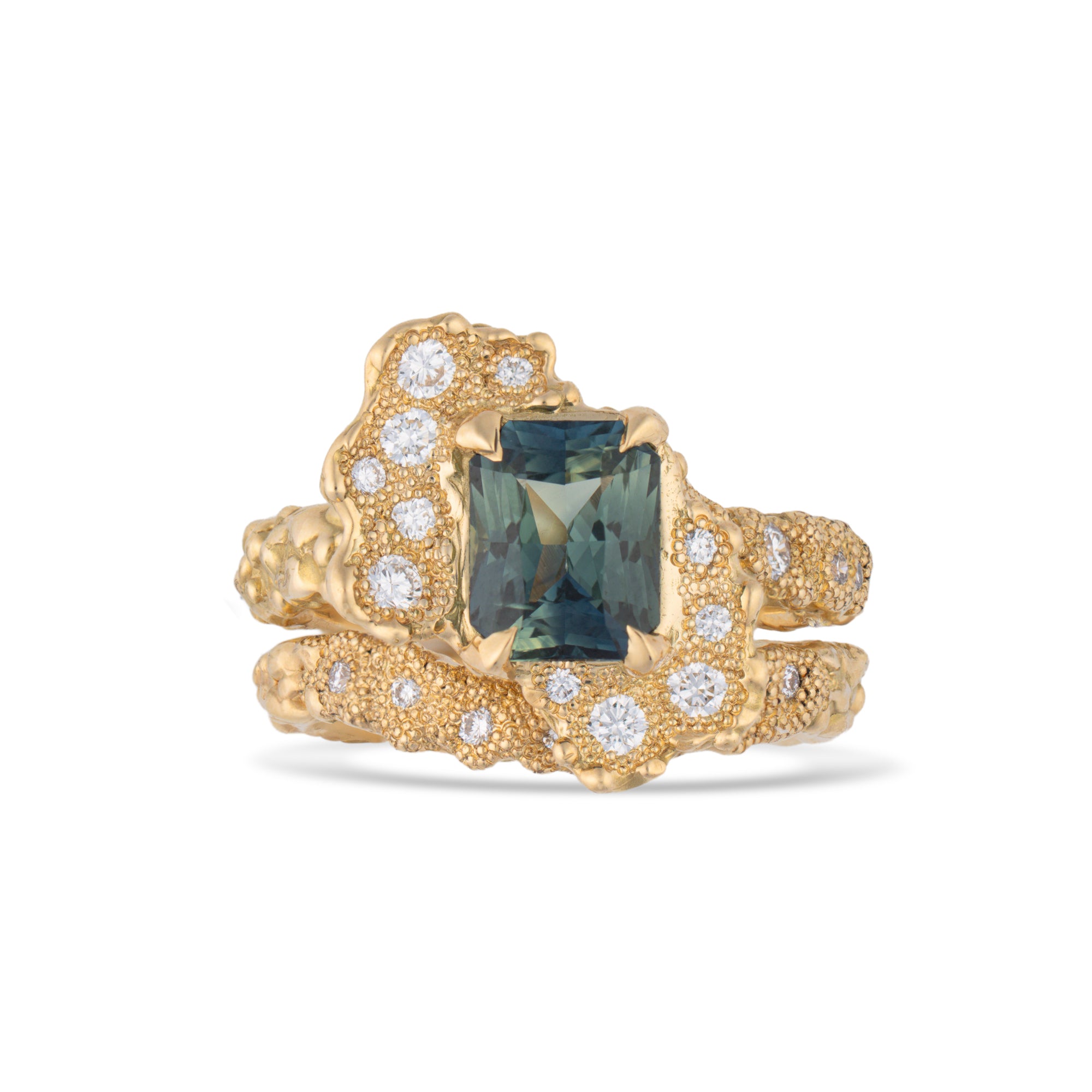 Eudaimonia Curved Band Ring