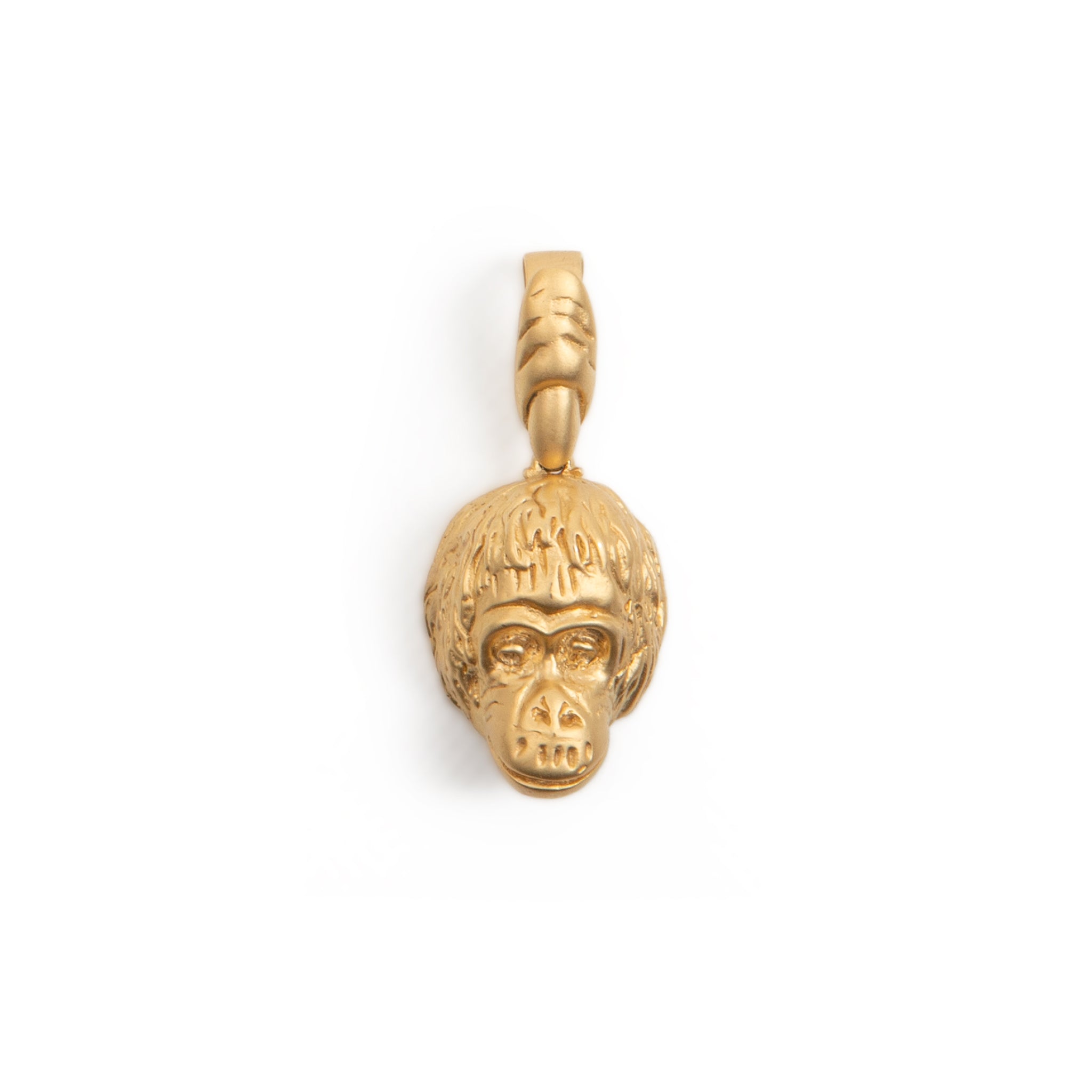 Chimp Head Charm With Lobster Clasp (Charm Only)
