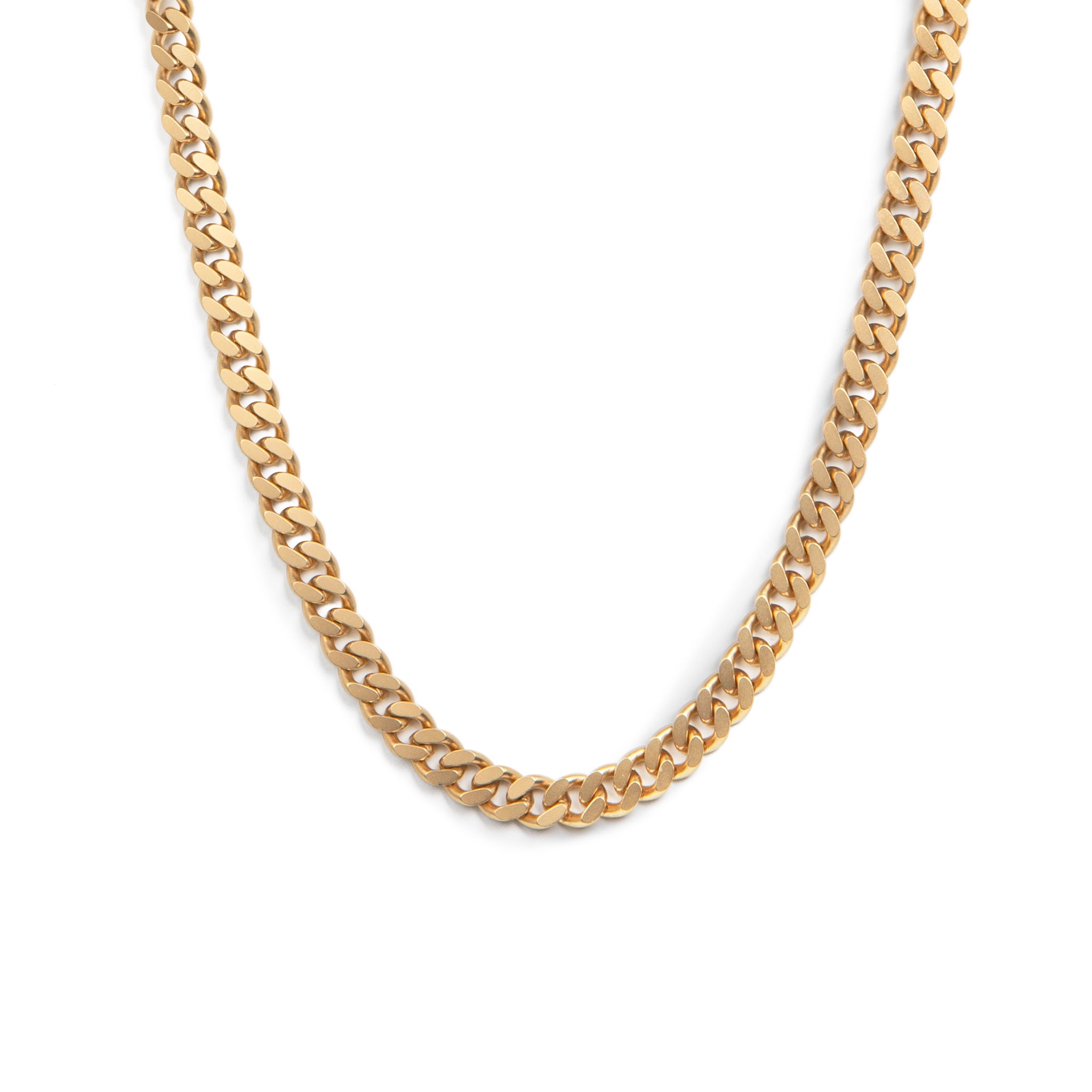 Cuban Choker Necklace with Double Lobster