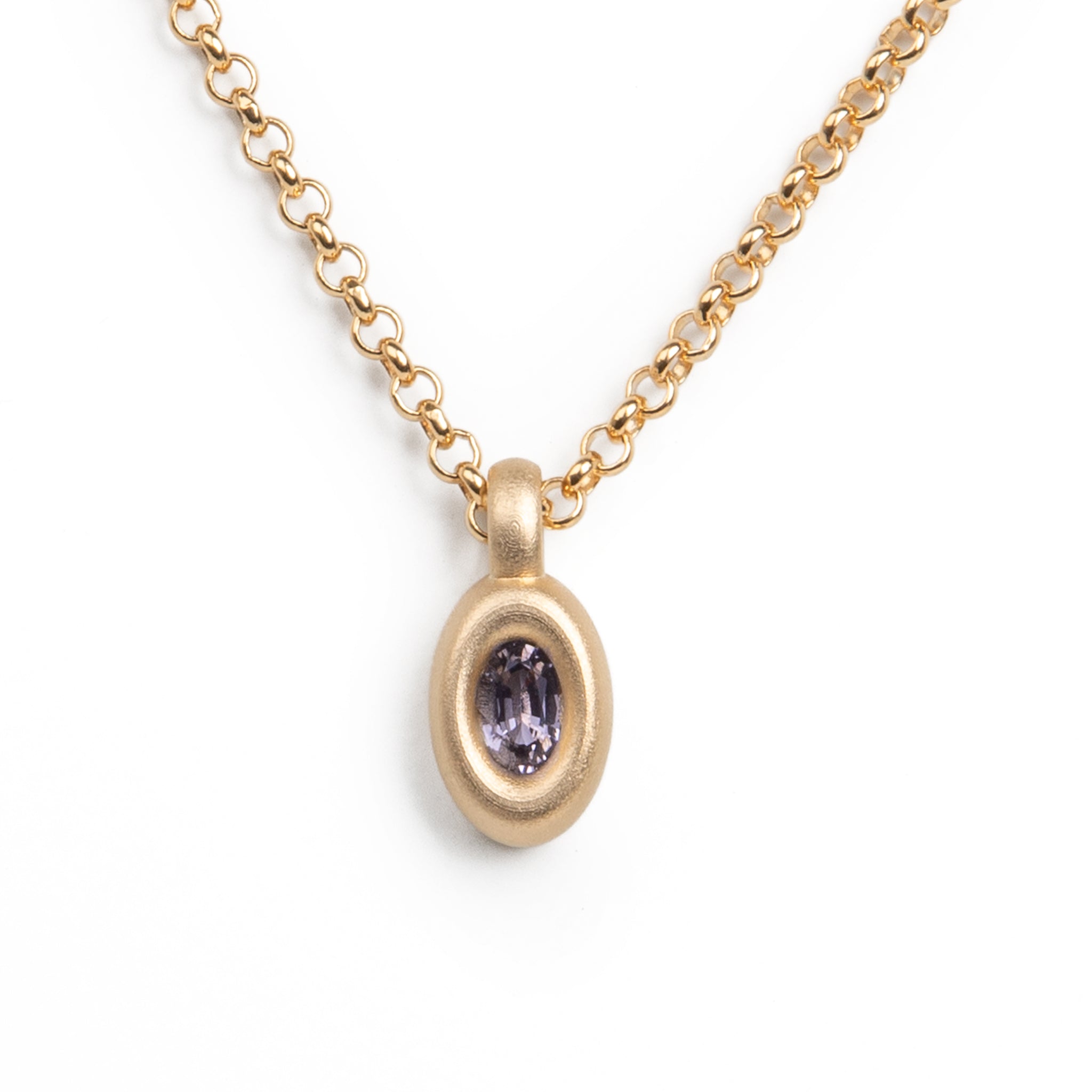 Polar Grey Spinel Pendant