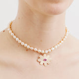Daisy & Pearls Necklace