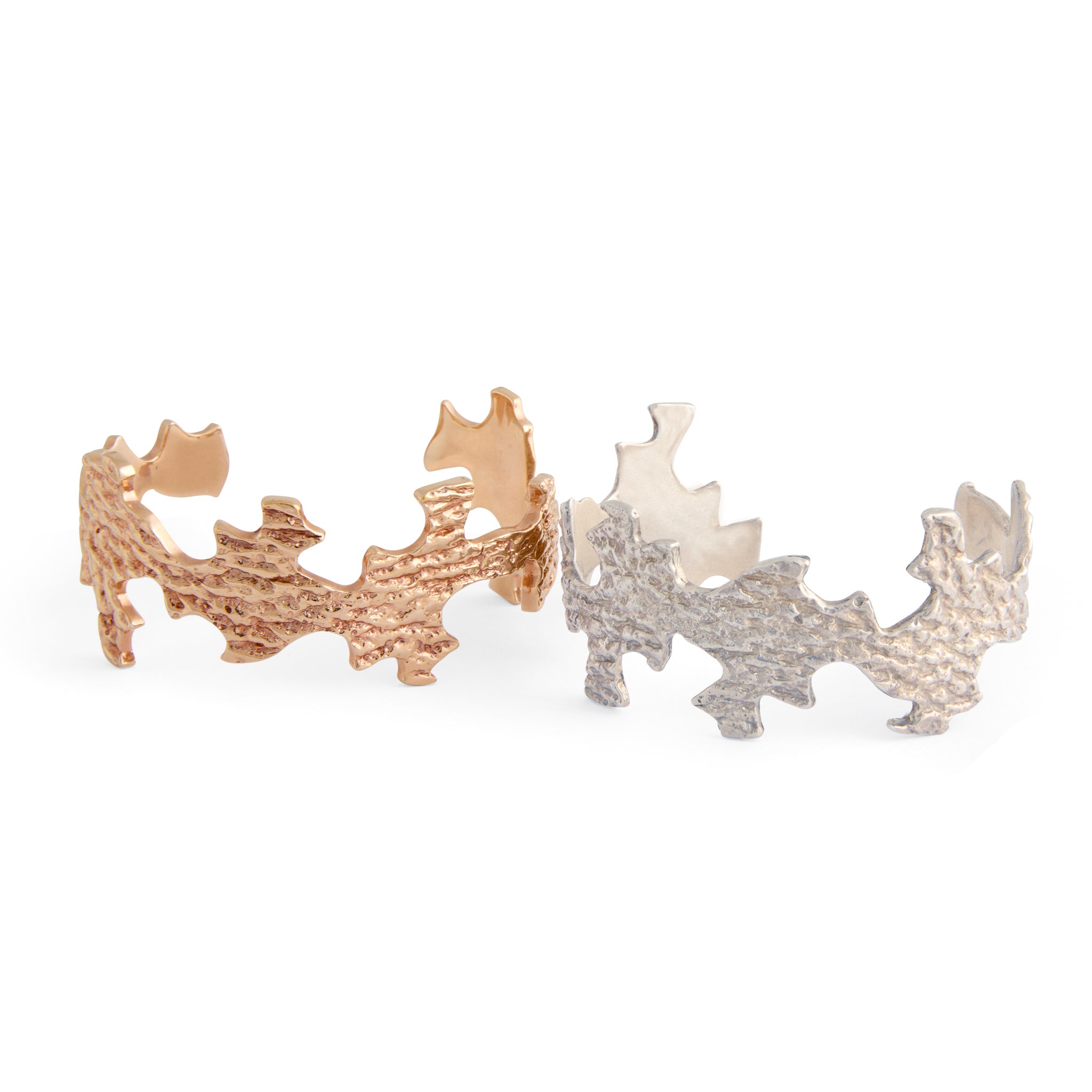 Cut Out Spades Cuff Silver