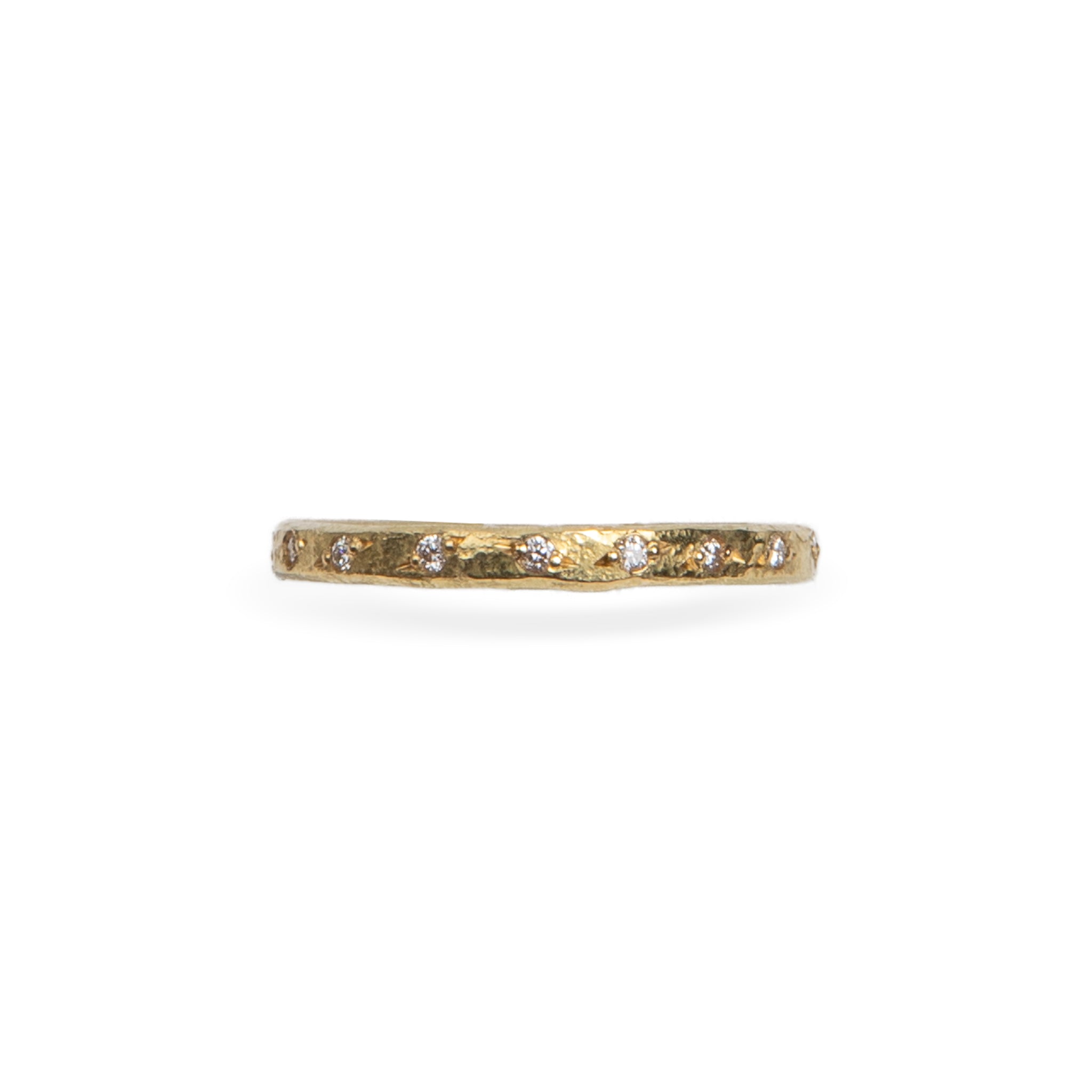 Diamond Scattered Band Ring