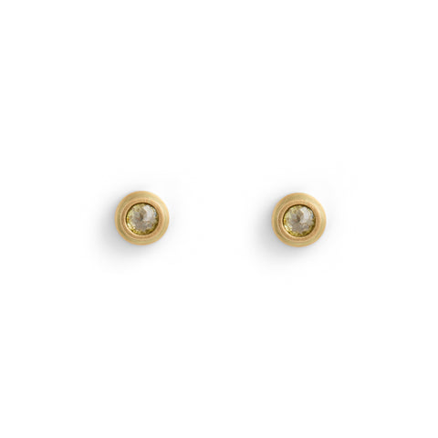Absinth Green Ophir Small Stud Earrings by Suzi Zutic