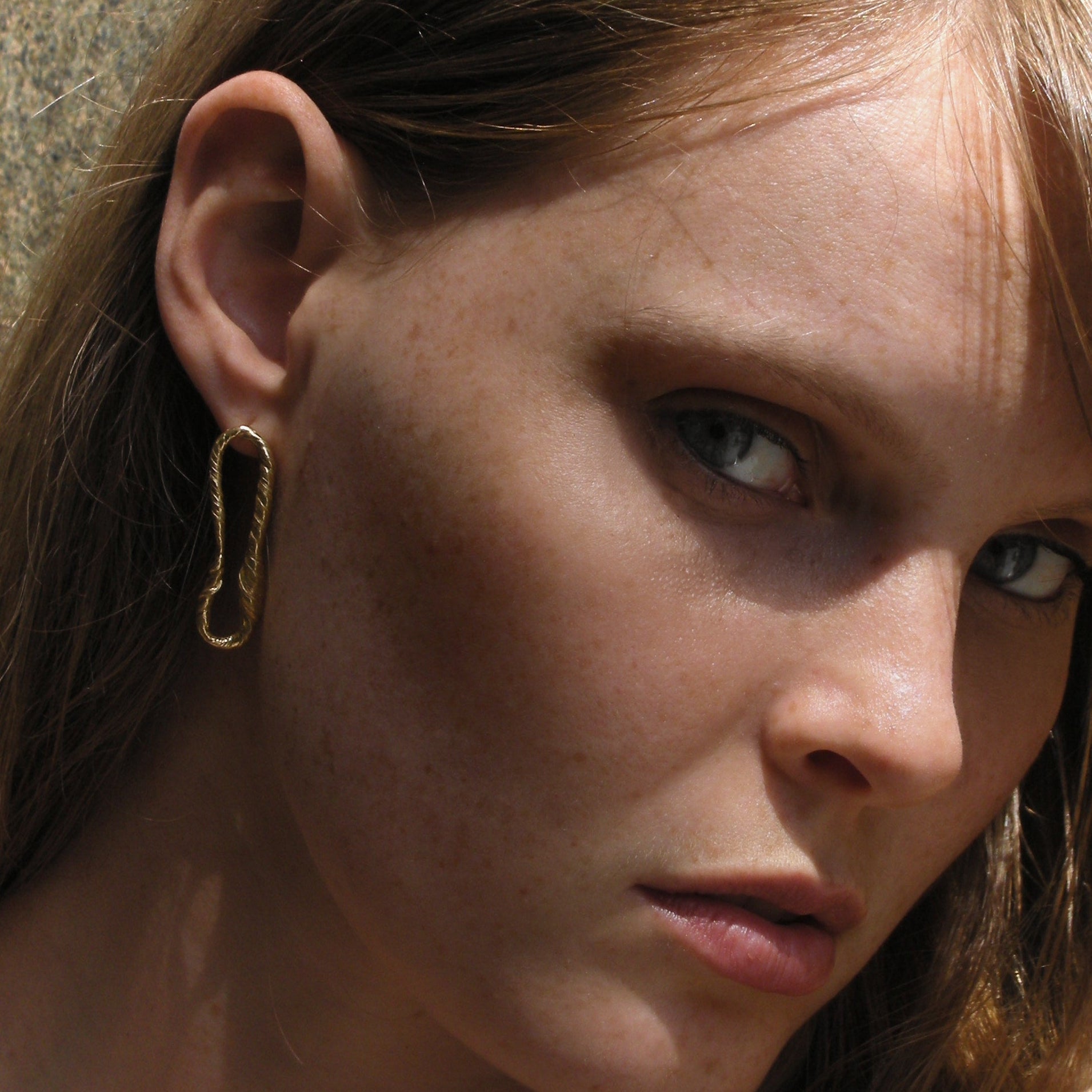 Golden Contortionist Earrings